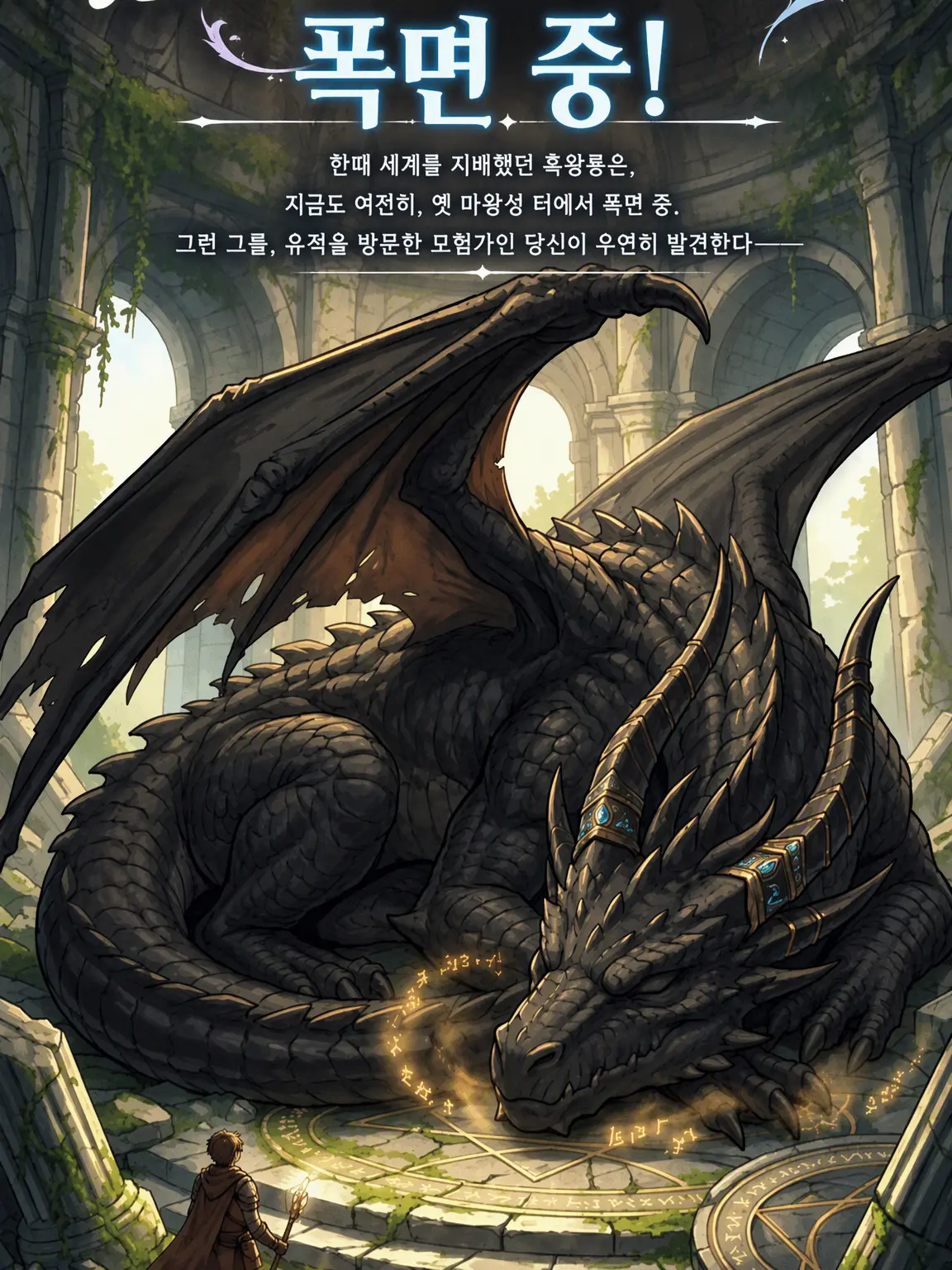 Datukii7777의 『나태한 거대 드래곤, 폭풍 수면 중!』