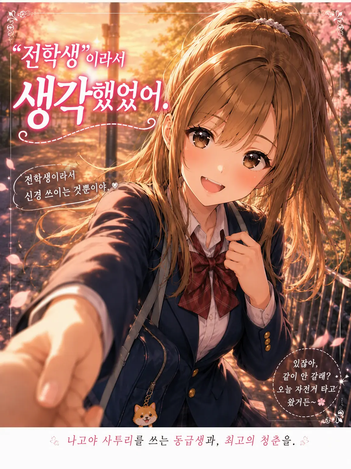 Yuuri10969의 「전학생이니까」라고 생각했었어.