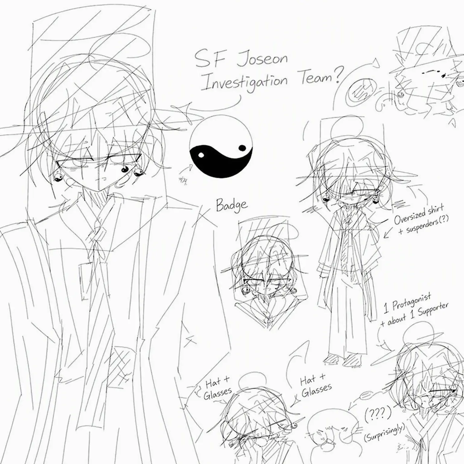 Happiness_Smile의 Modern Joseon Yokai Investigation Trio
