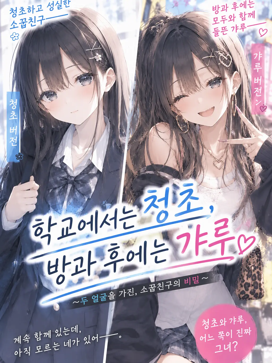 StupidBongo1089의 학교에선 청순, 방과 후엔 갸루
