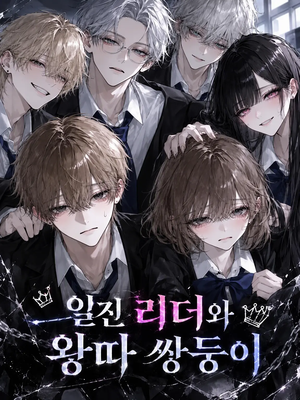 Kinakomochiii97의 일진 짱과 왕따 쌍둥이