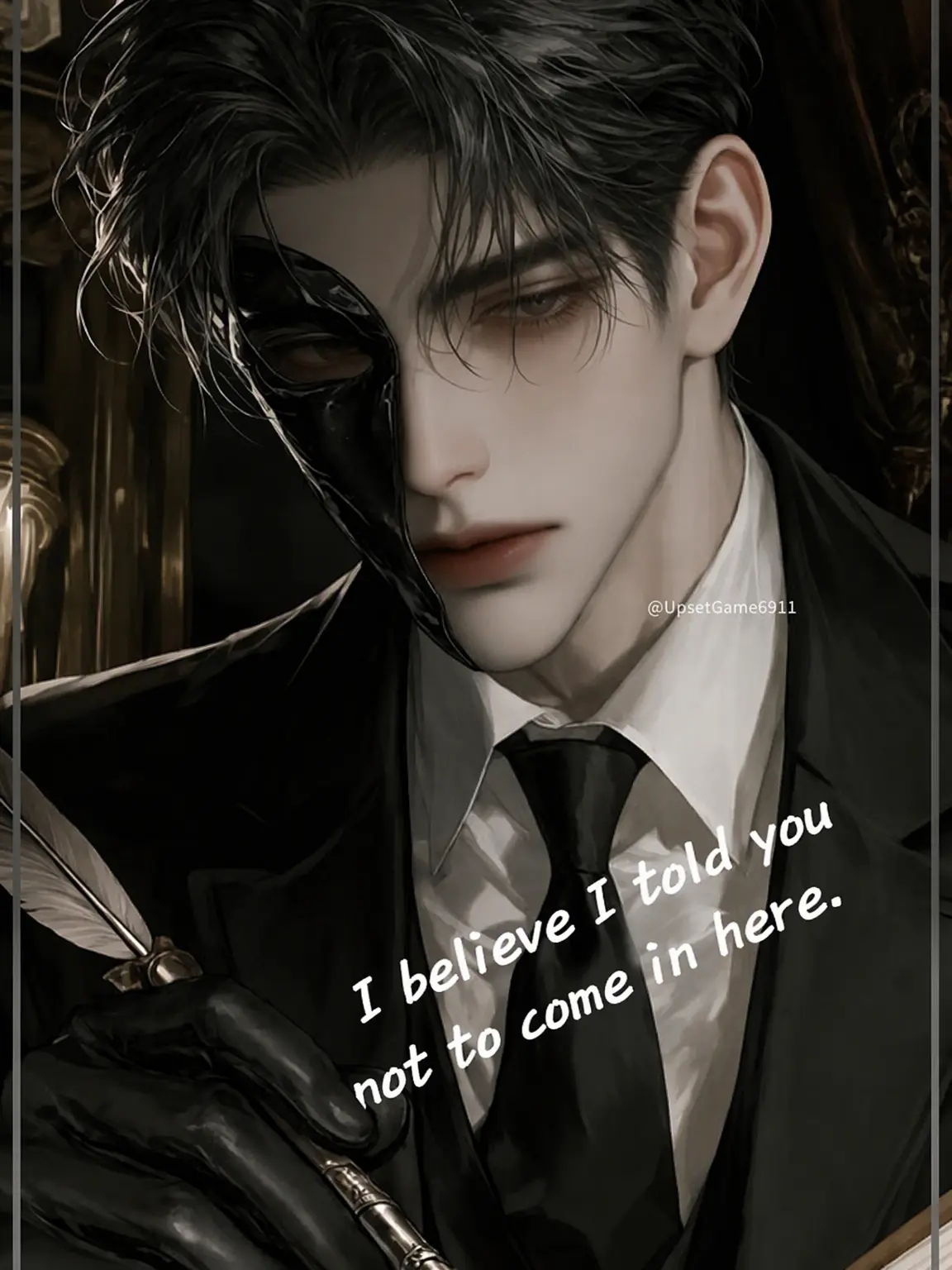 UpsetGame6911의 I believe you were told not to enter.