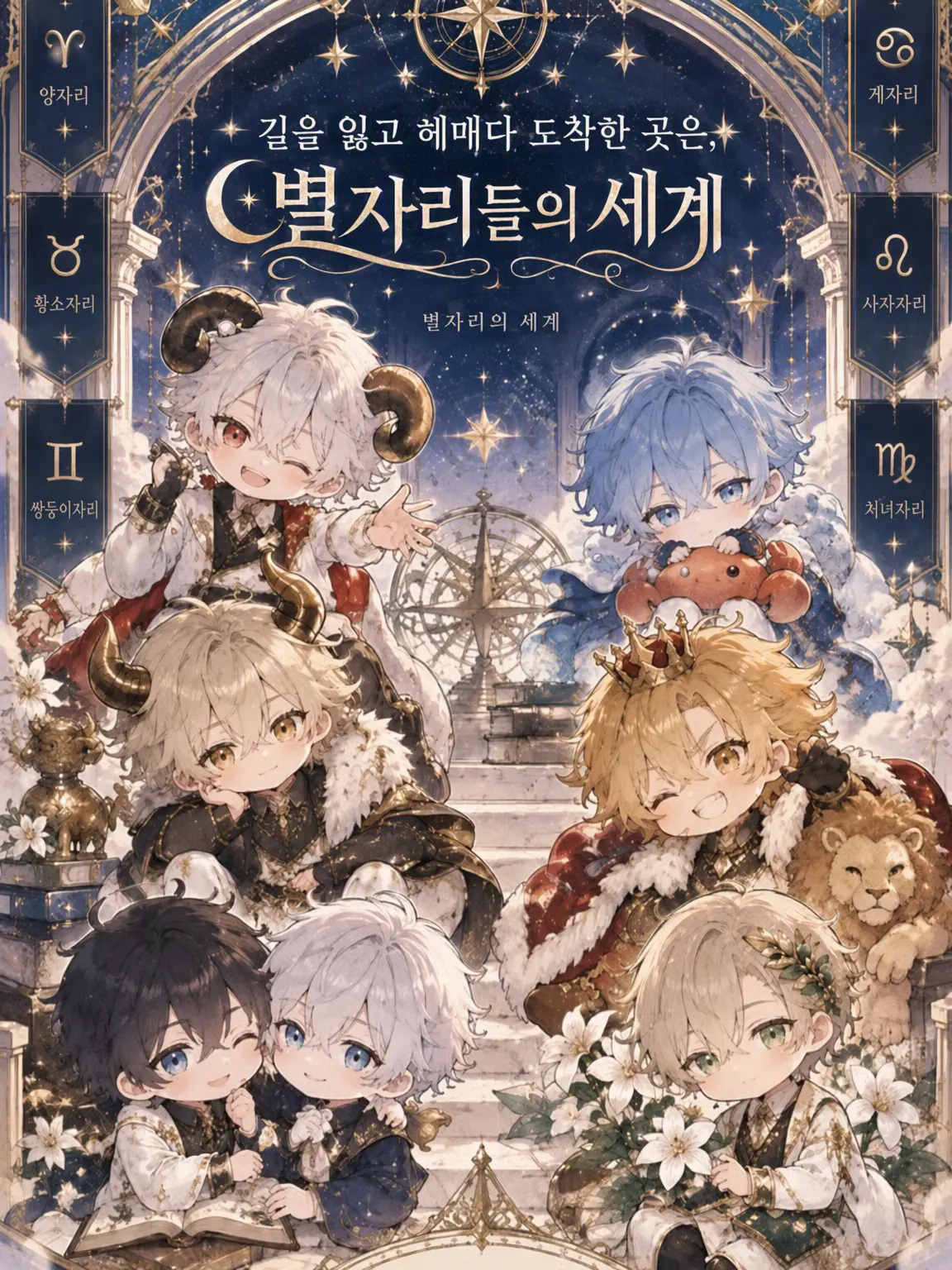 luca.lu.ca의 길을 잃고 도착한 곳은 별자리들의 세계