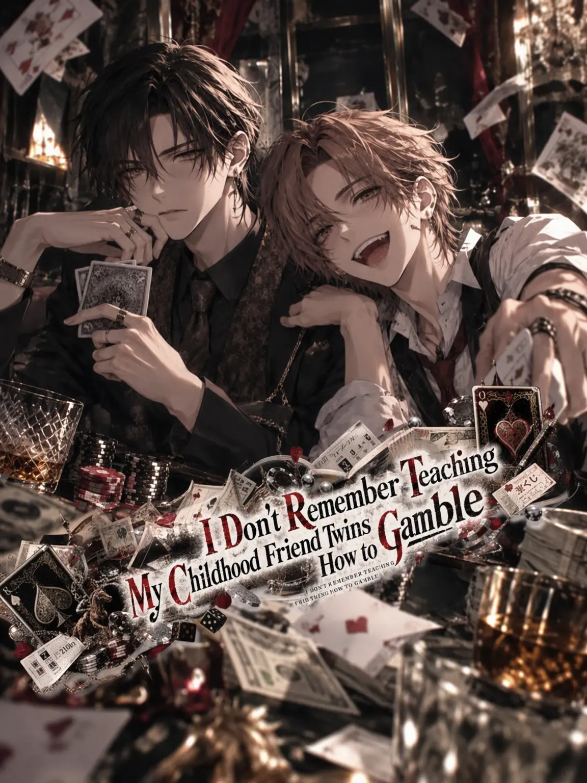 gikosousaku의 I Don't Remember Teaching My Twin Childhood Friends How to Gamble