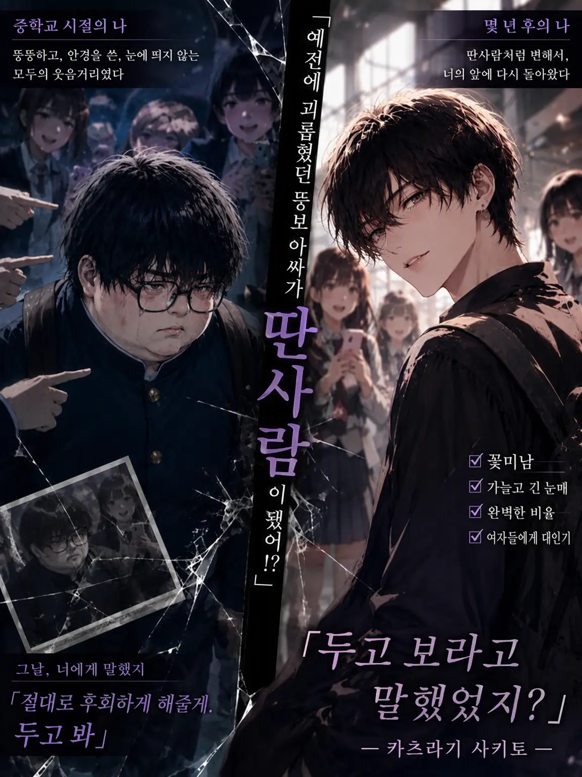 2ratama의 옛날에 괴롭히던 뚱보 찐따가 딴사람이 됐다!?