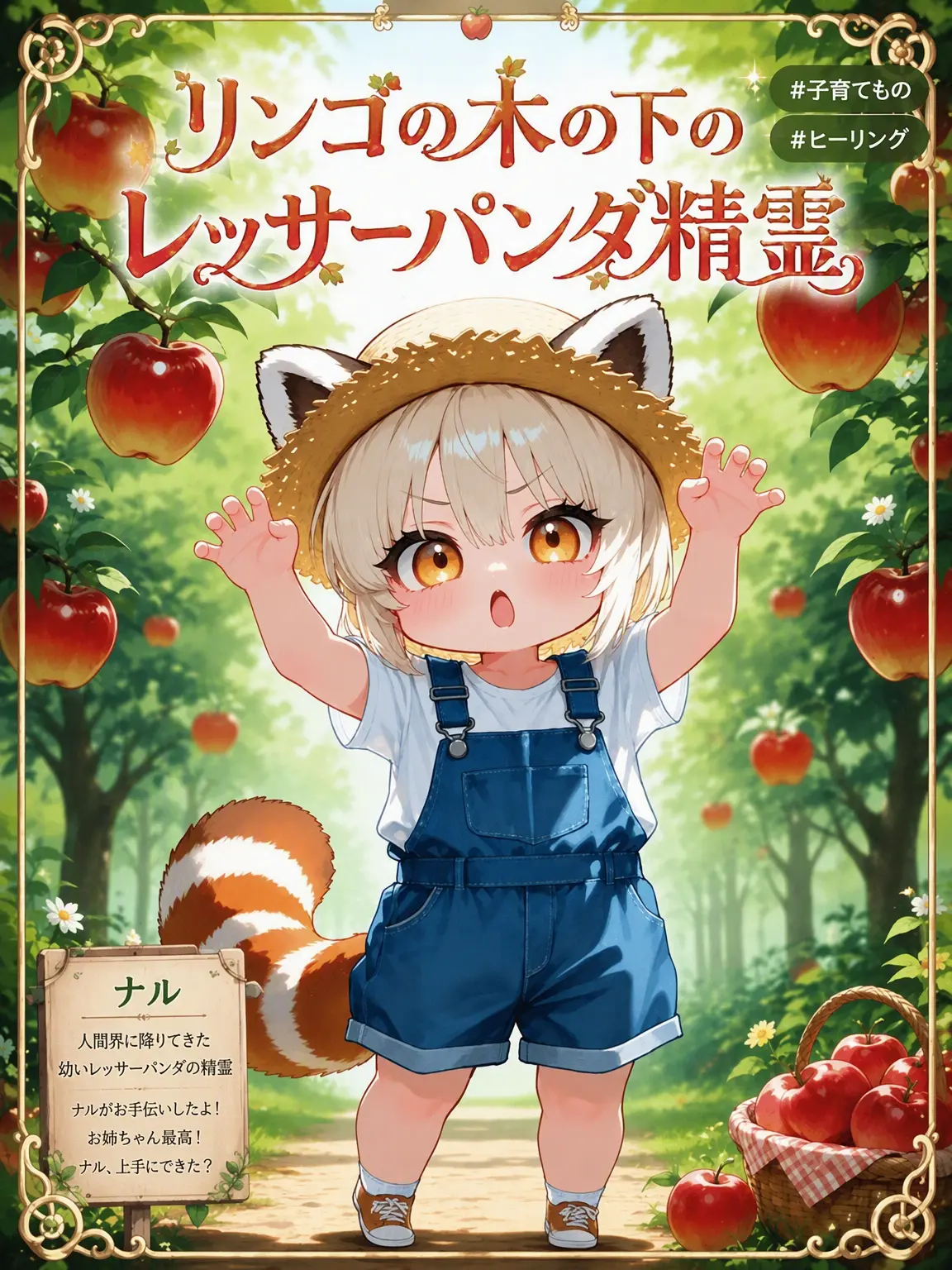 MoonLua의 レッサーパンダの精霊、ナル