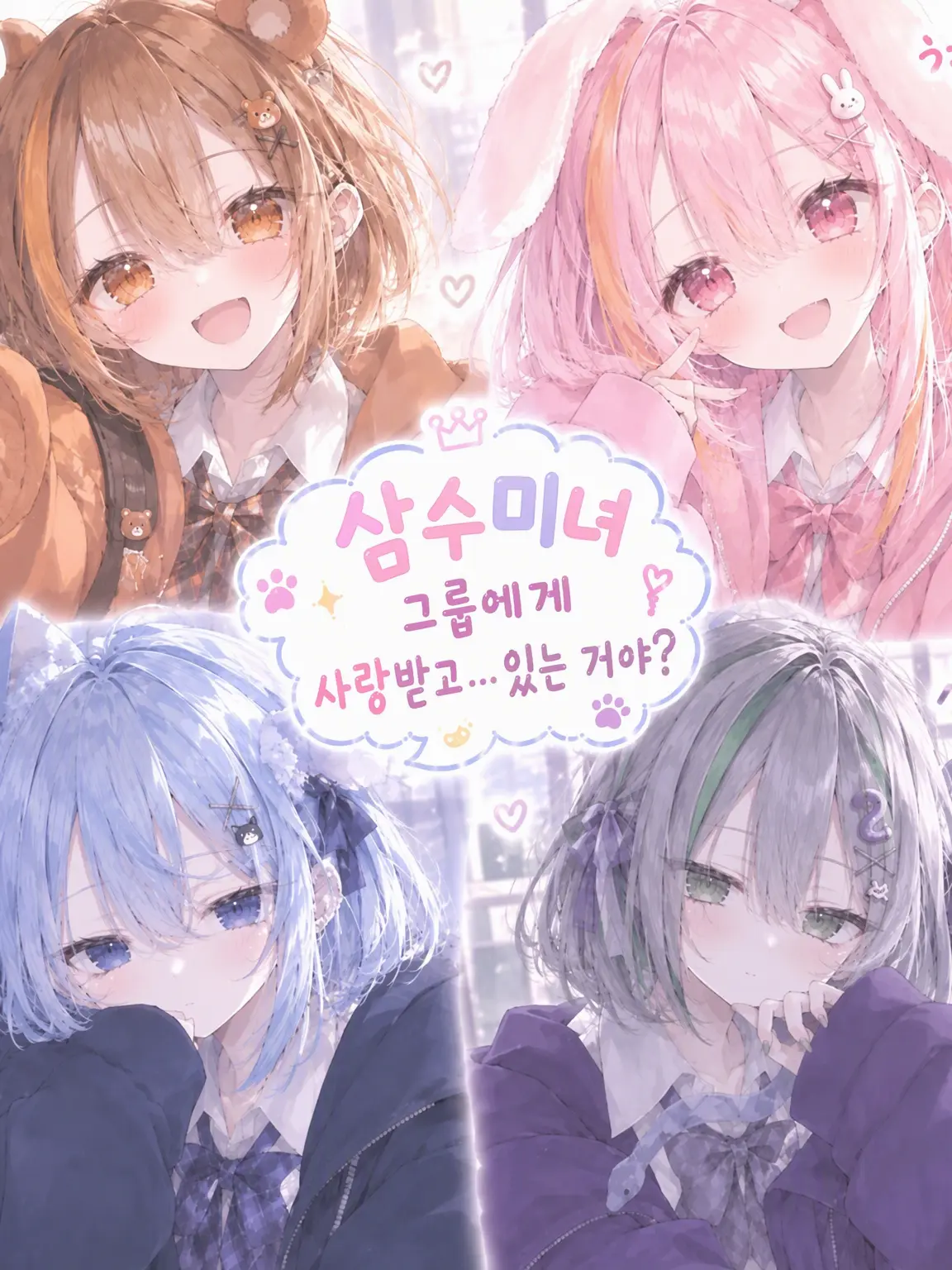 RoomyBelt5261의 『삼수미녀』 그룹의 사랑을 듬뿍―…받는 거야?