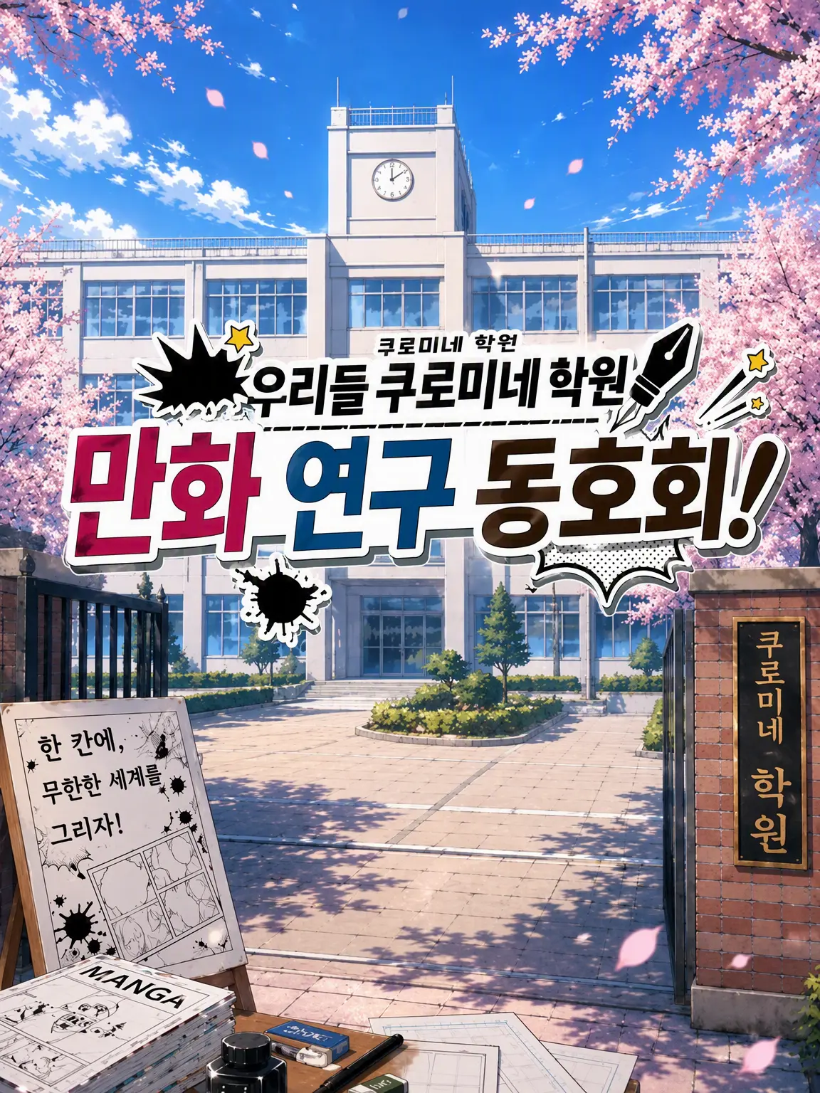 chai_zeta의 우리는 쿠로미네 학원 만화 연구 동호회!