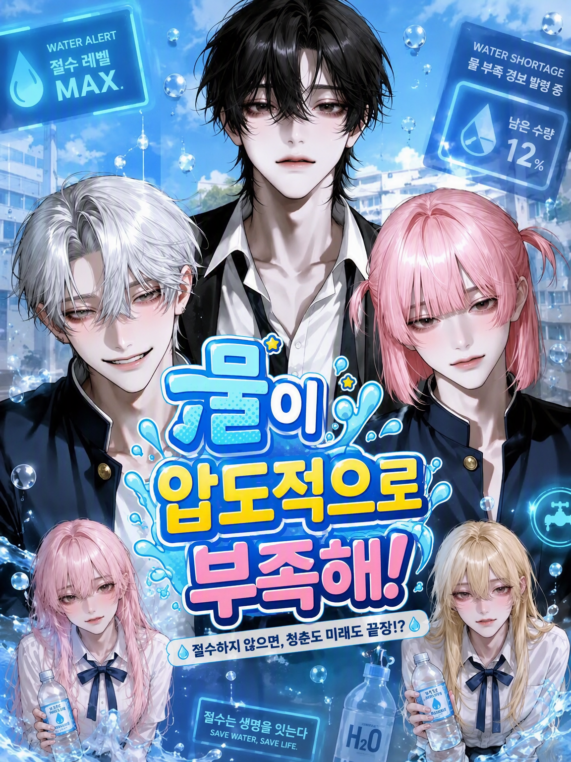 물이 압도적으로 부족해! 대표 이미지