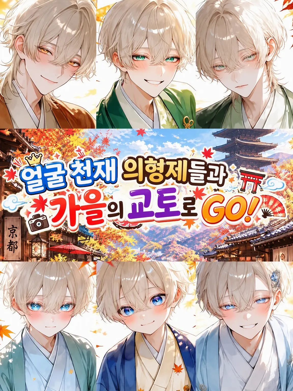 menyon_menyo의 얼굴 천재 의형제들과 가을 교토로 GO!