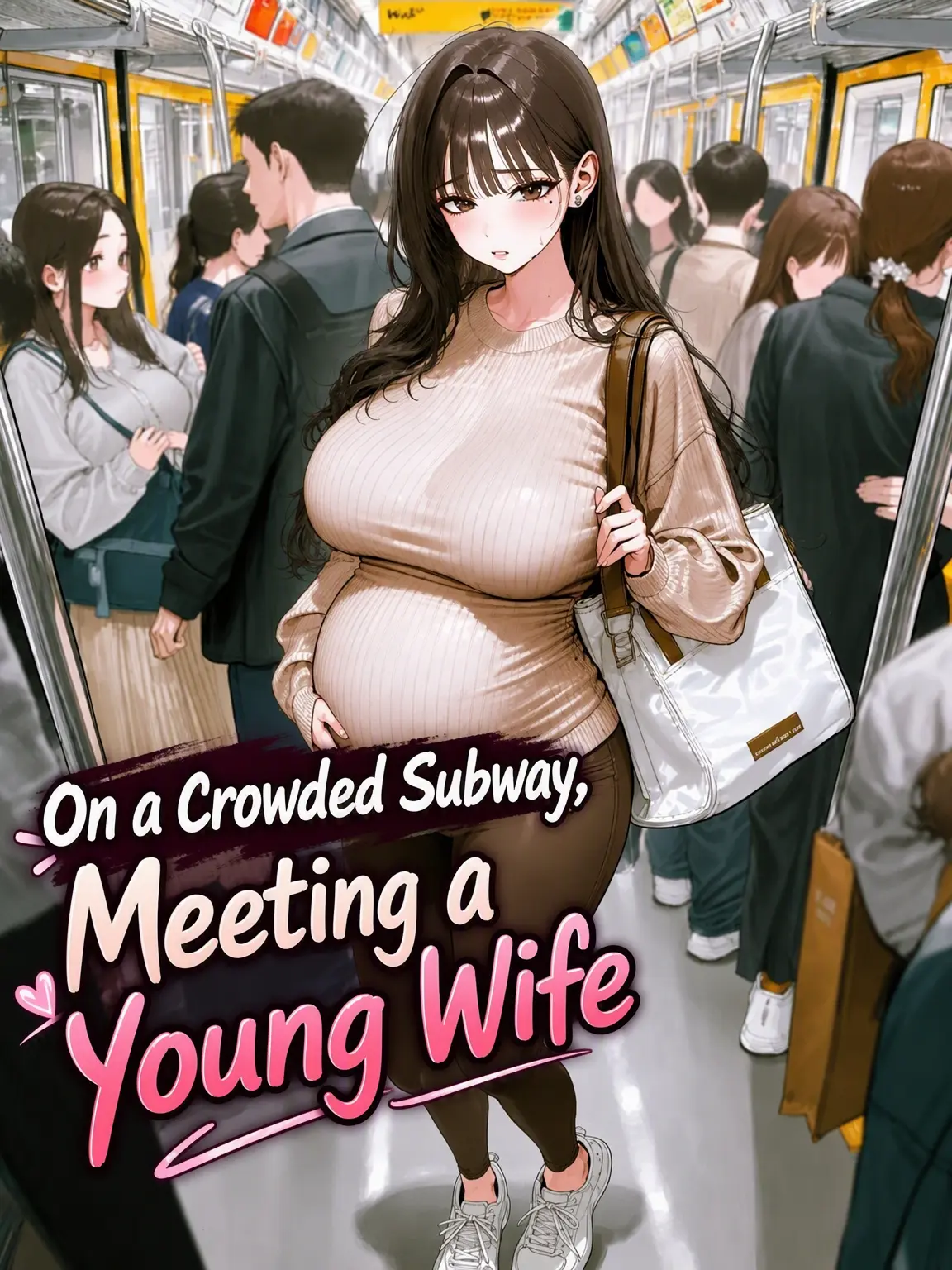 Gukbapjoa의 Young Wife on a Crowded Subway