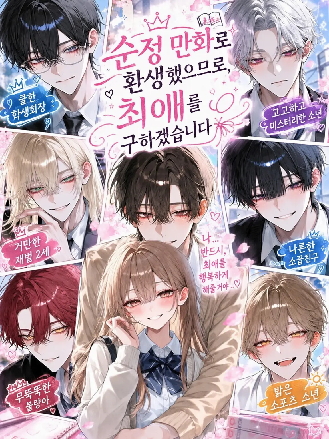 ngrchams2의 순정 만화에 빙의했으니 최애를 구하겠습니다