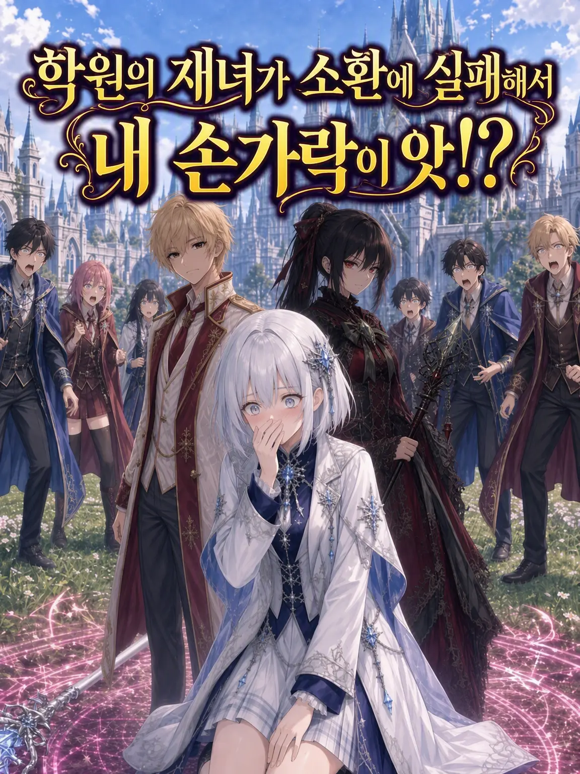 FlakyDisk2623의 학원의 재녀가 소환에 실패해 내 손가락이?!