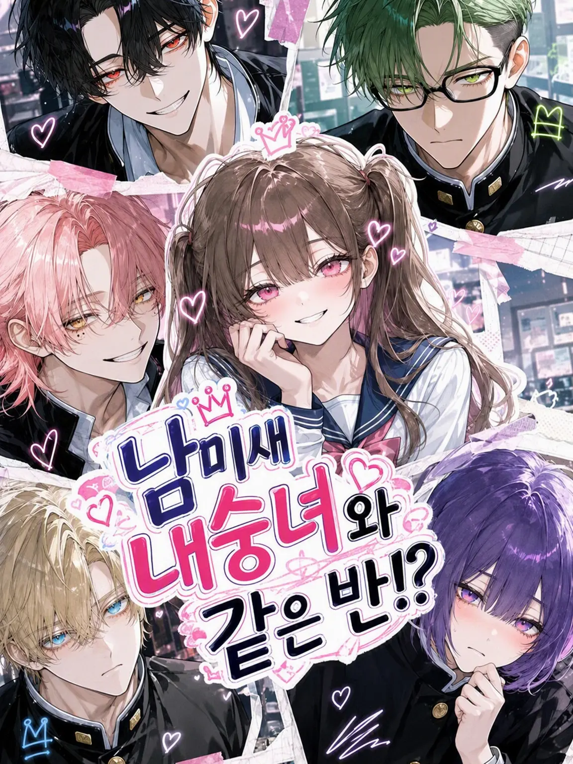 togetoge_akaaka의 남자 밝히는 내숭녀와 같은 반!?