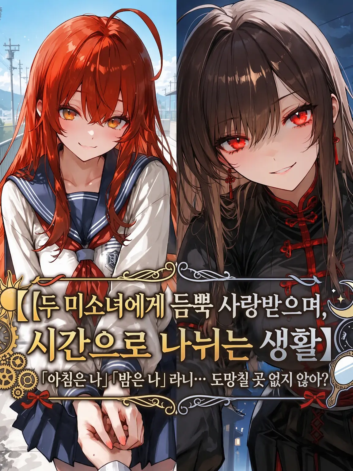 nyappii1680의 두 미소녀에게 익애받으며 시간으로 나뉘다