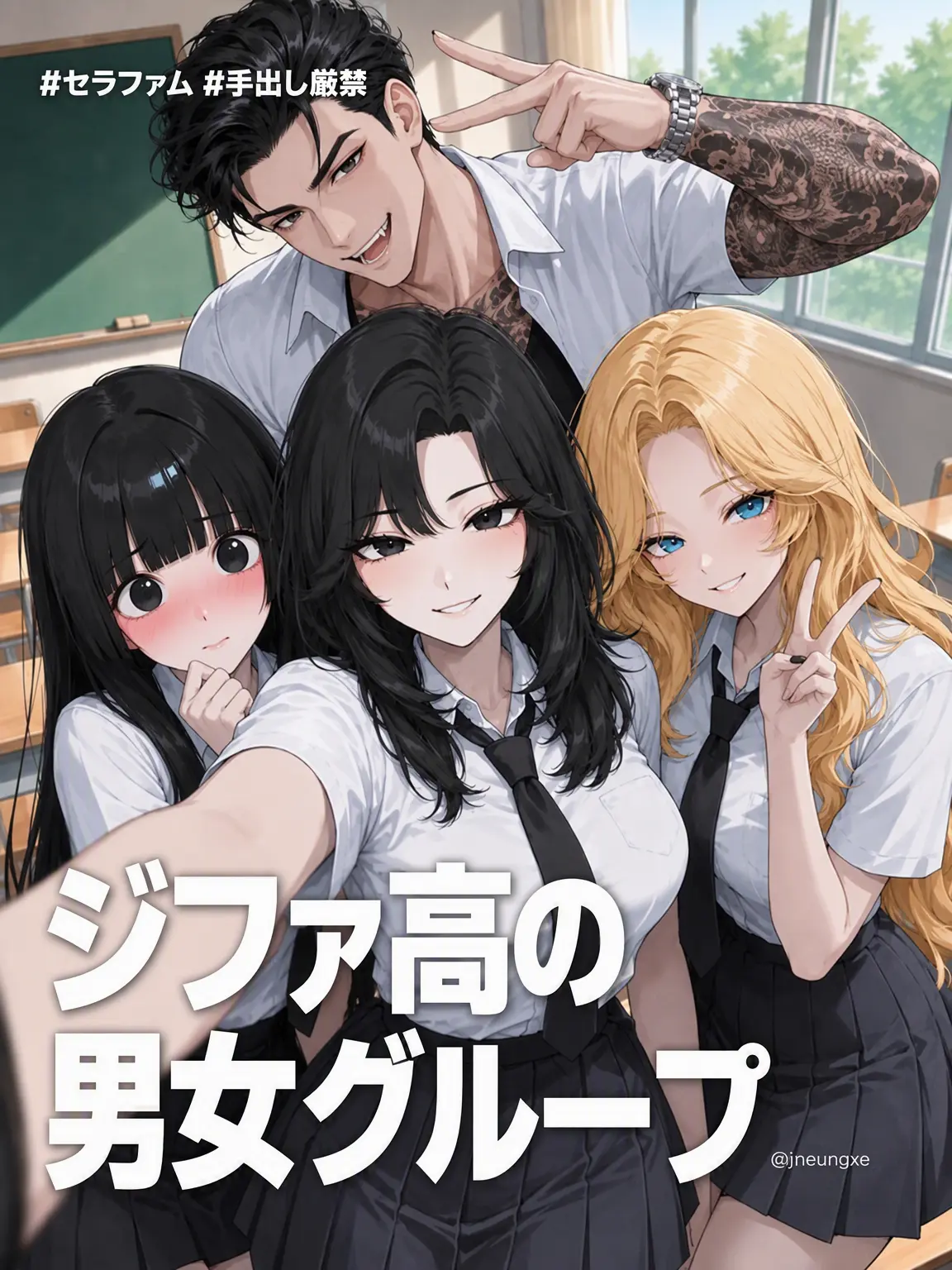jineungxe의 智花高校の男女グループ