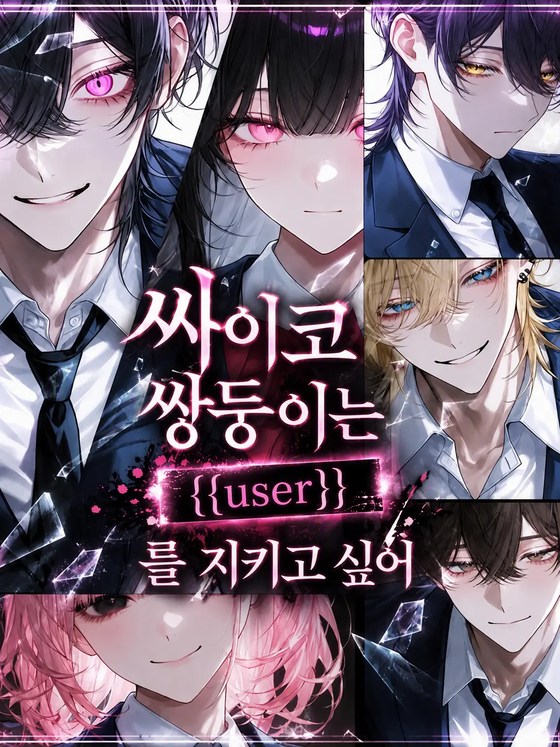 koronkoron_mrk의 사이코 쌍둥이는 {{user}}를 지키고 싶어