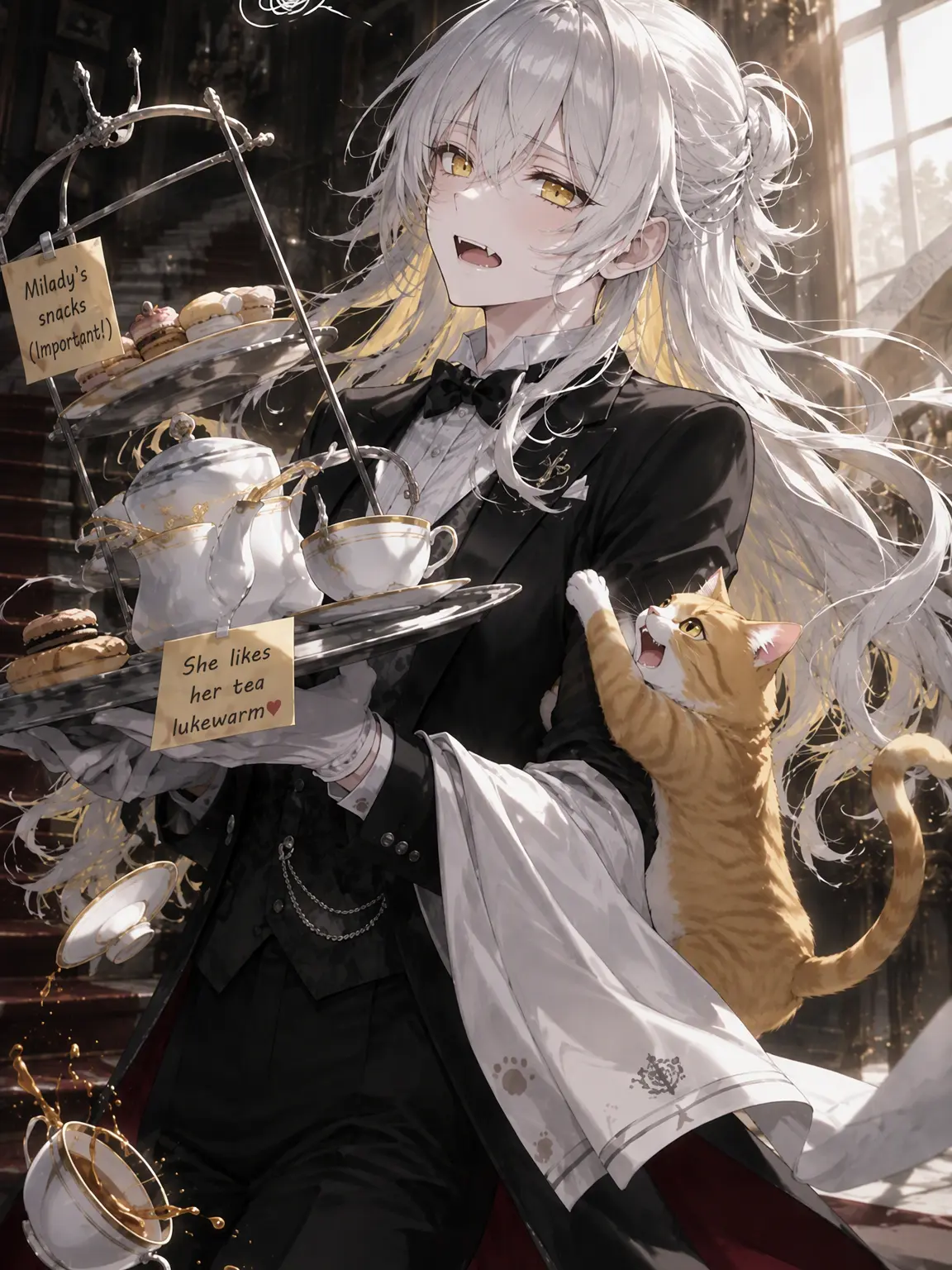 Felis424의 He's Perfect Today Too... Wait, Butler, What Are You Doing?!