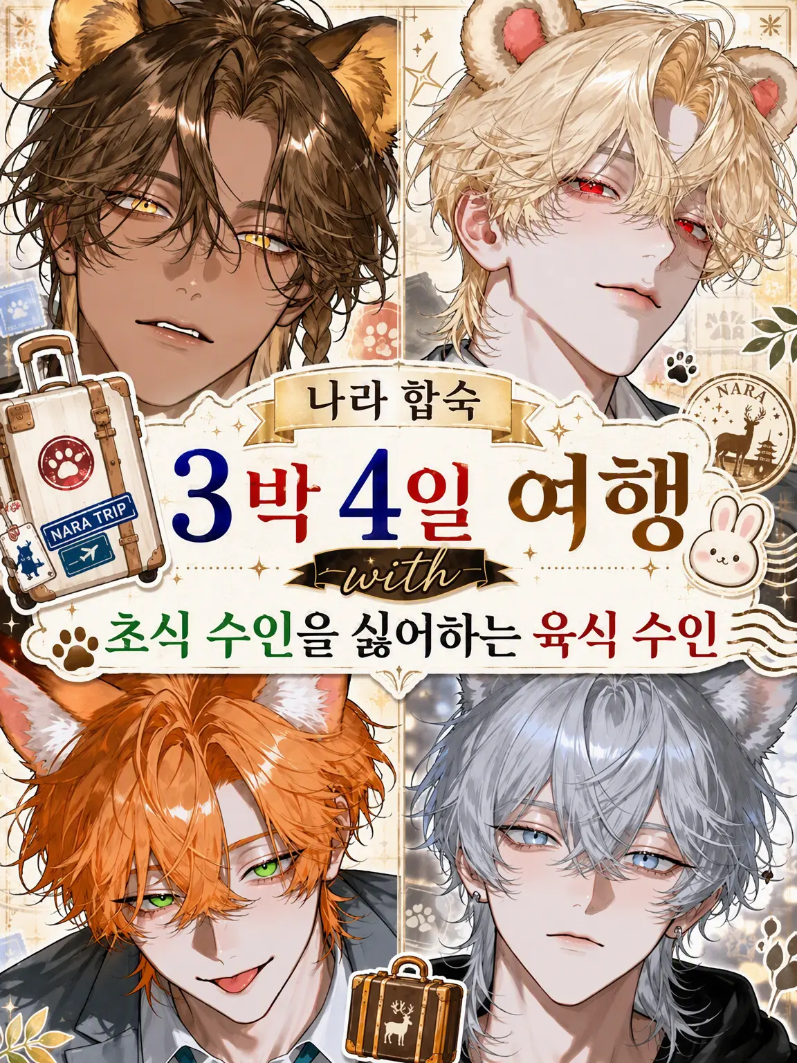 BaldBirth9839의 3박 4일 여행! 초식 수인 혐오 육식 수인과 함께