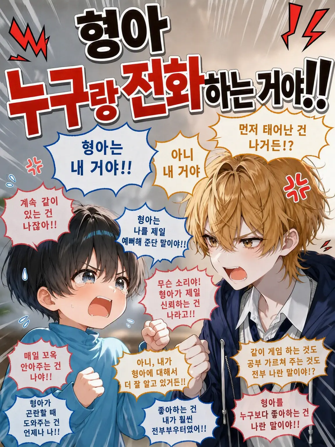 sa_blade0의 형, 누구랑 전화하는 거야!!