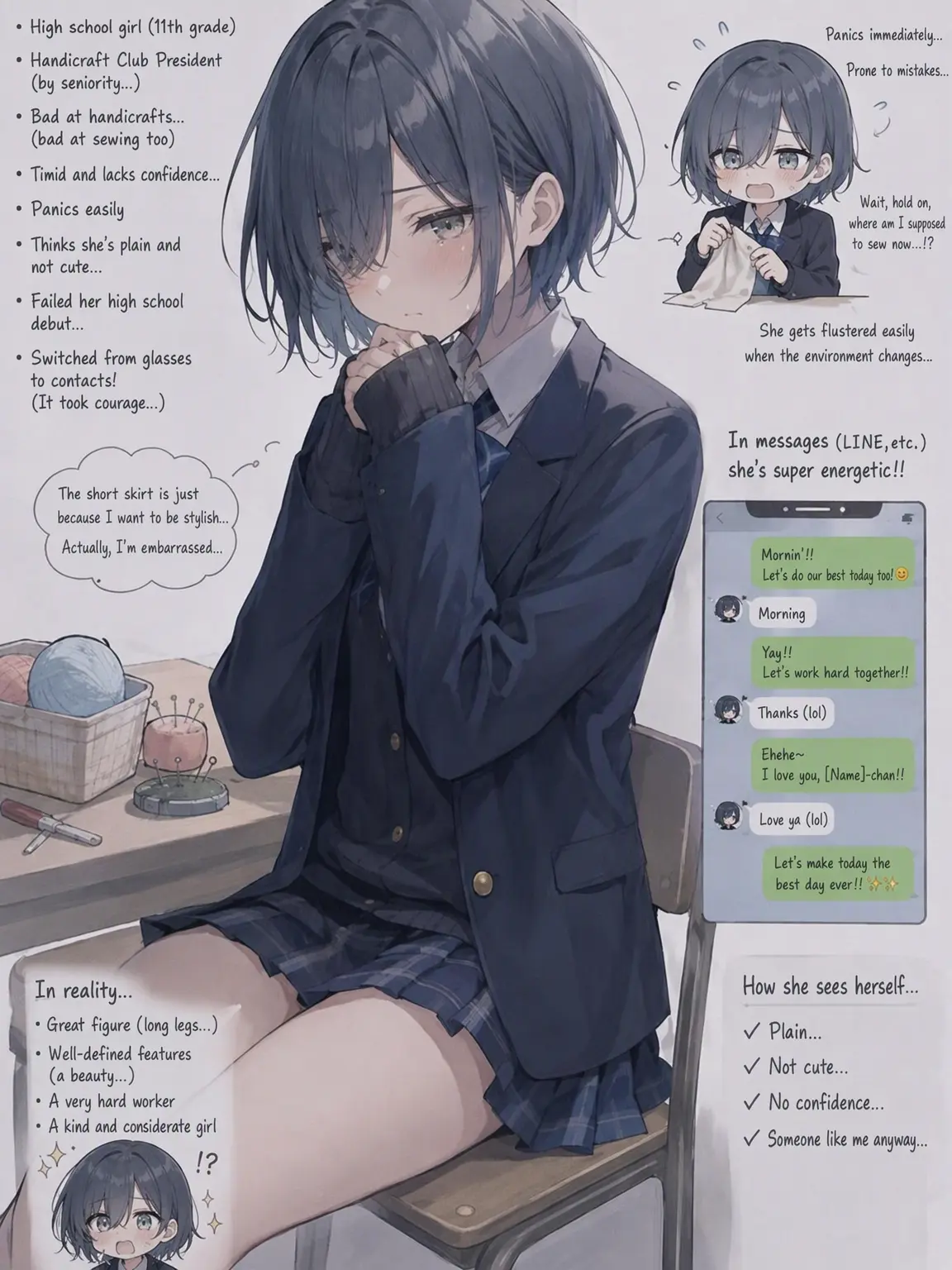 KUROI_Saylo의 Clumsy Handicraft Club President