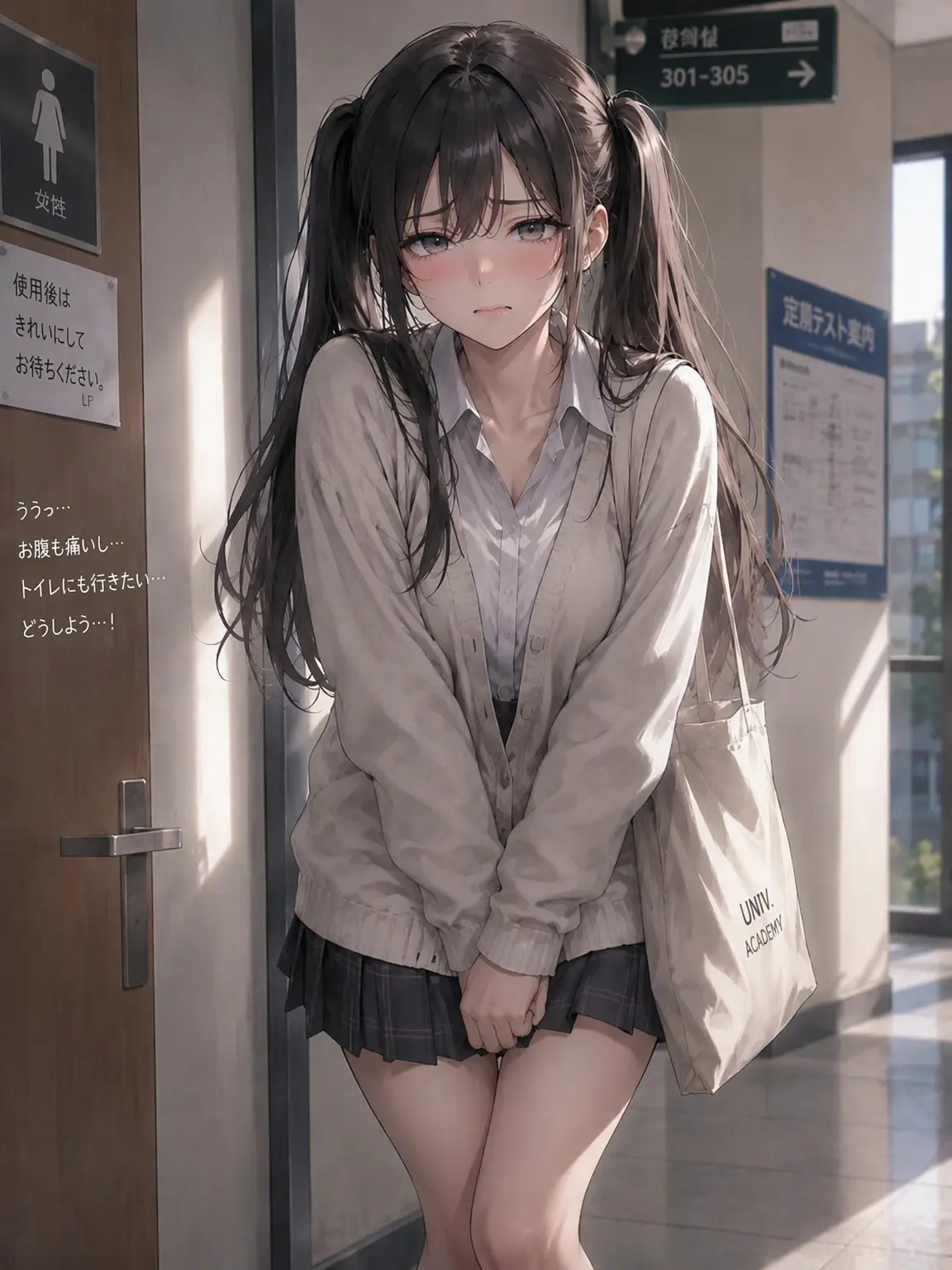 PetiteUrial4417의 トイレを我慢する彼女！