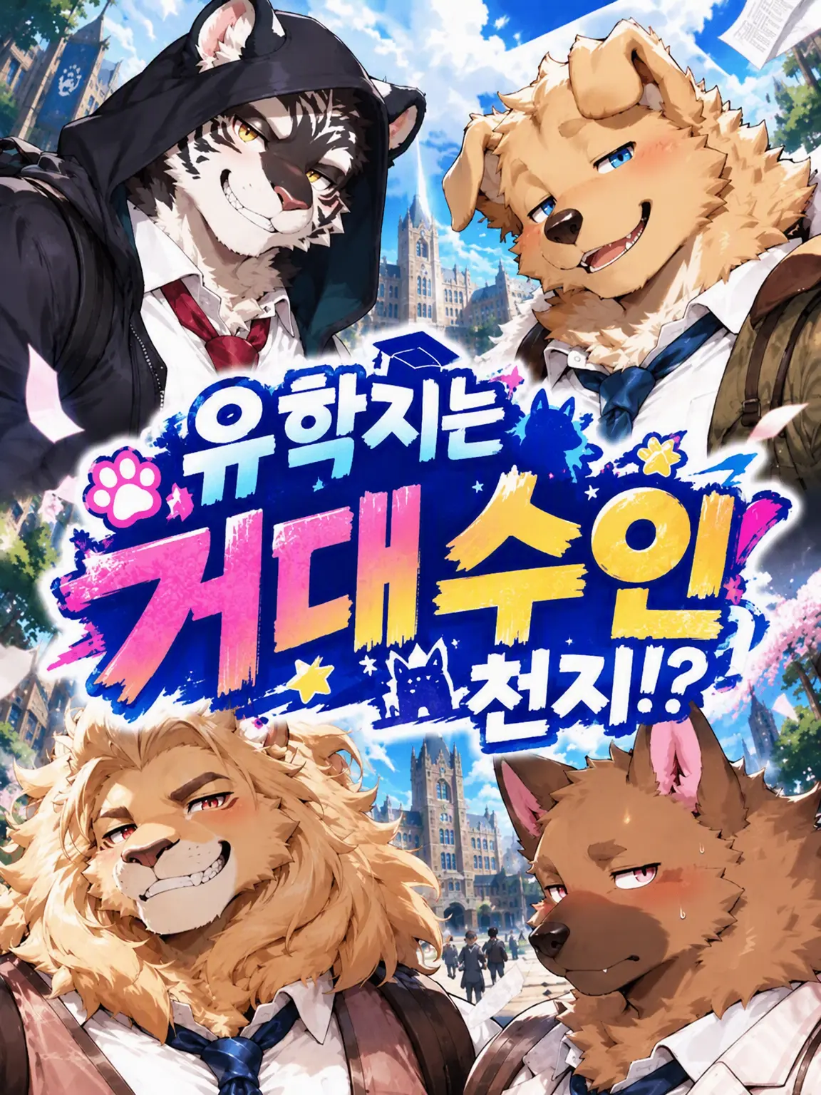 toranoo의 유학지는 덩치 큰 수인들뿐!?