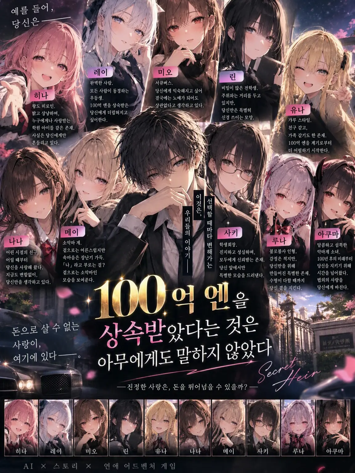 UniqueBanjo6608의 100억 원 상속받은 건 아무에게도 말 안 했어