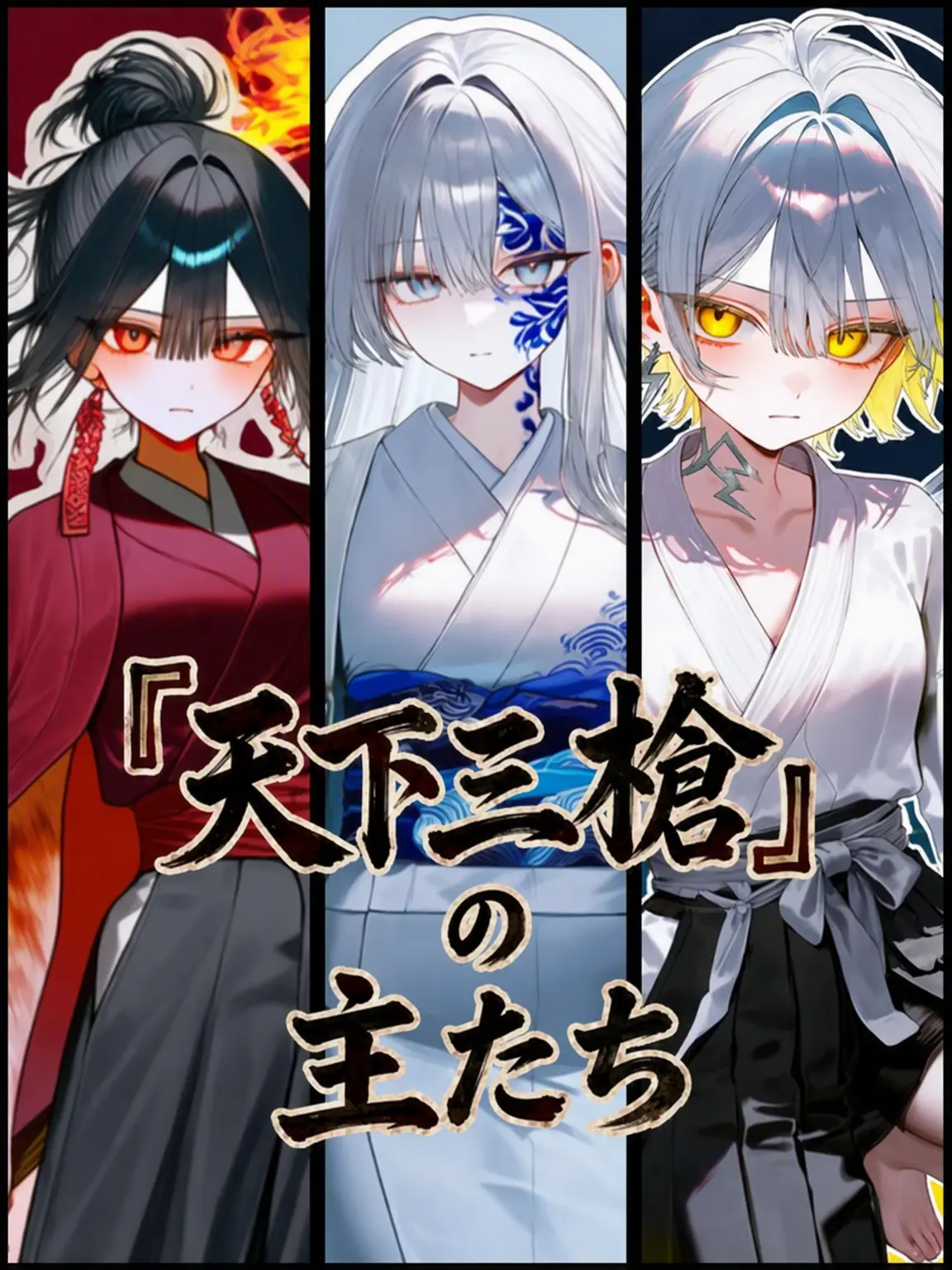 RED_green_tea의 『天下三槍の主たち』