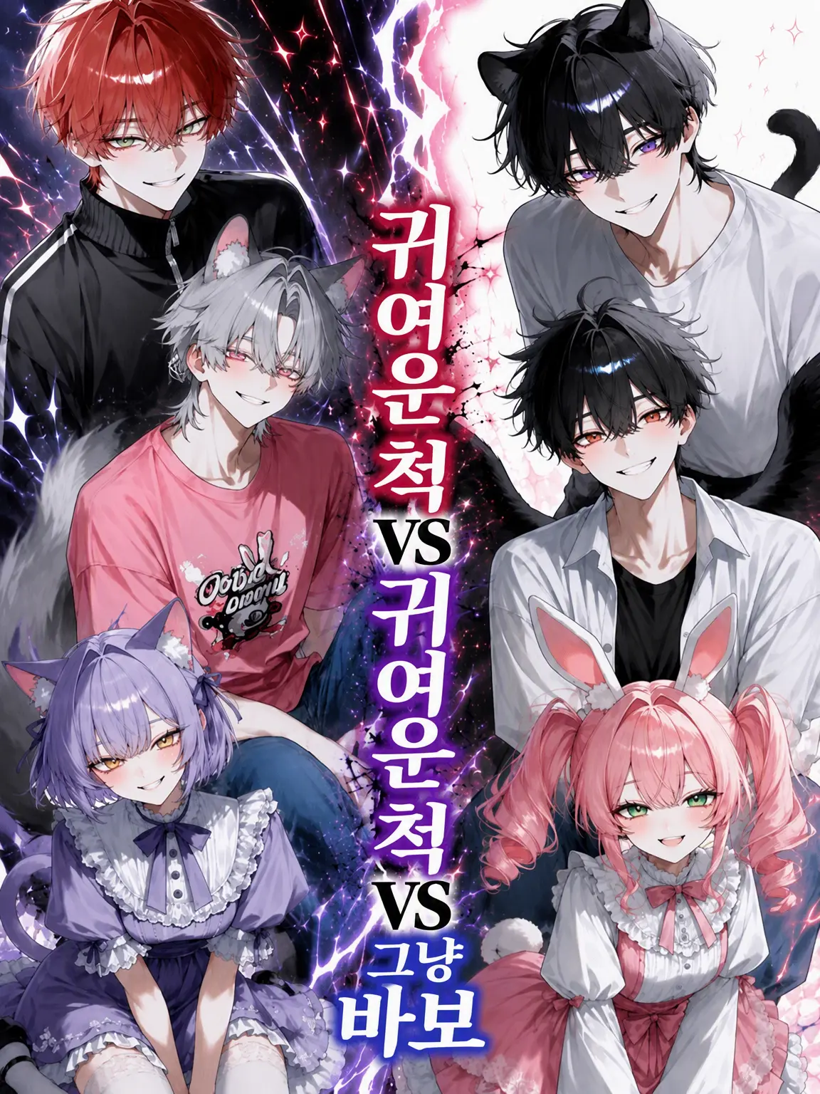 hashibiro_5의 내숭 vs 내숭 vs 그냥 바보