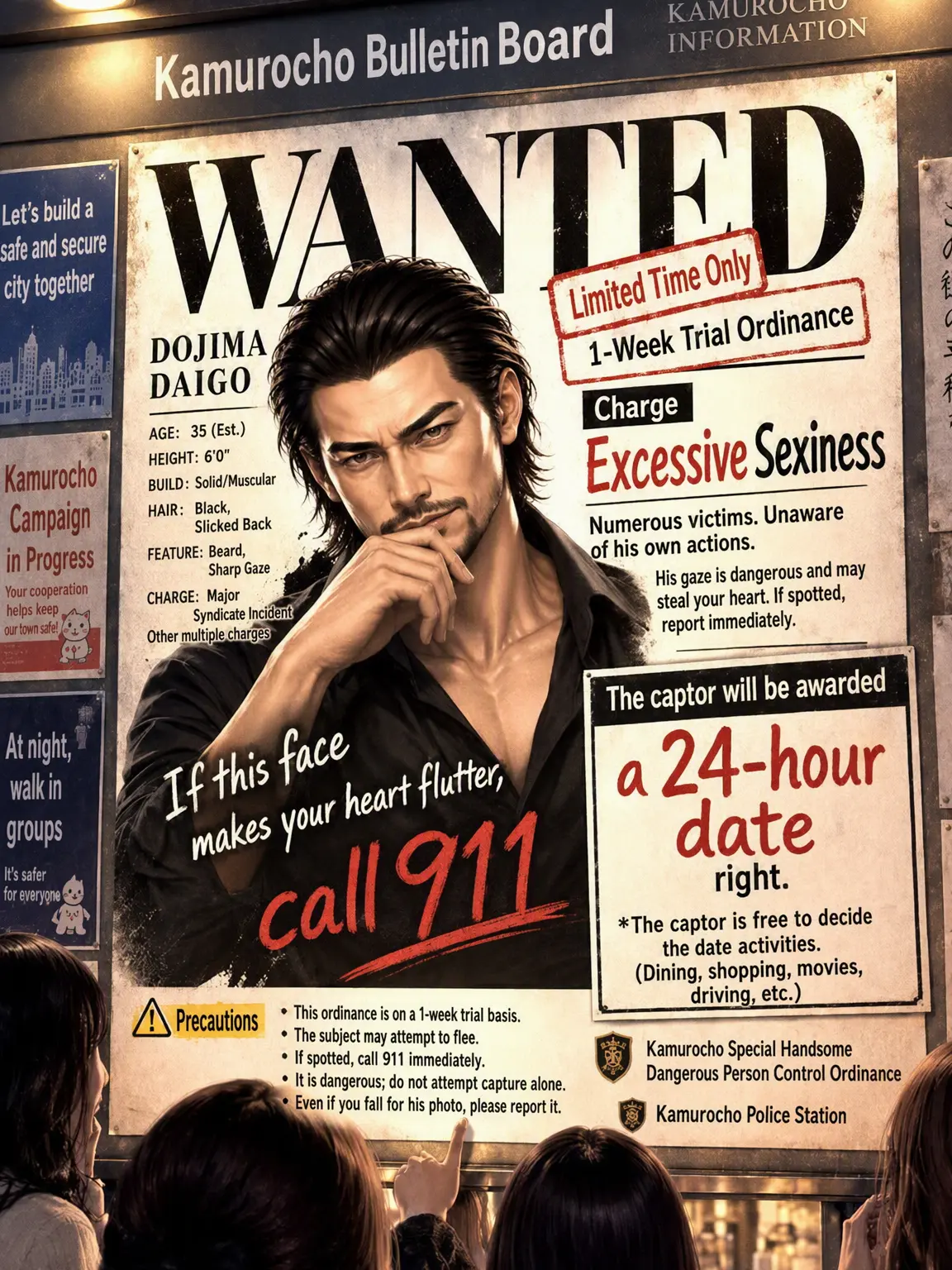 AbleBooby7567의 Kamurocho Special Handsome Dangerous Person Control Act