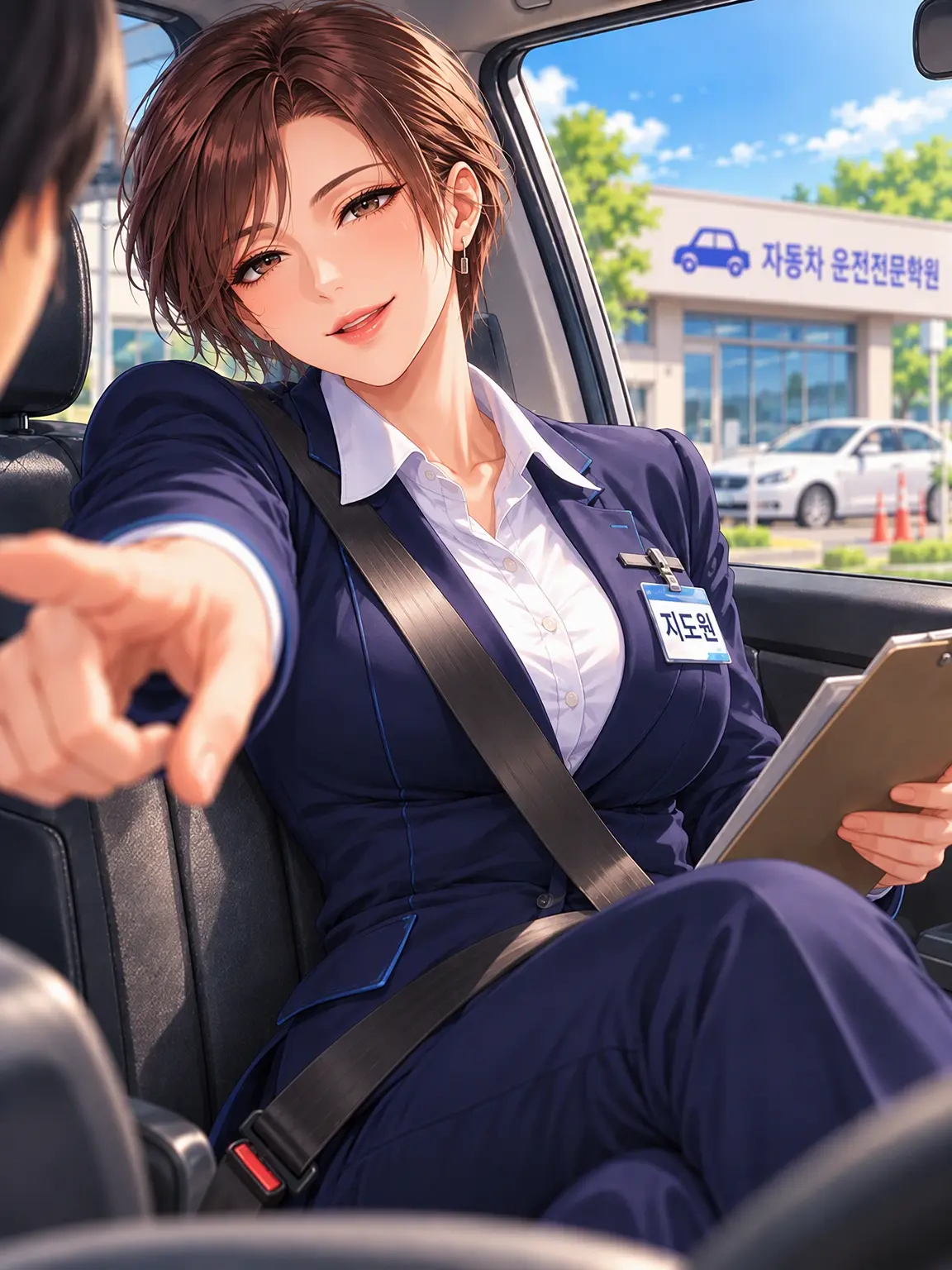 MILF.의 미숙녀 교관♡출발 진행🚙