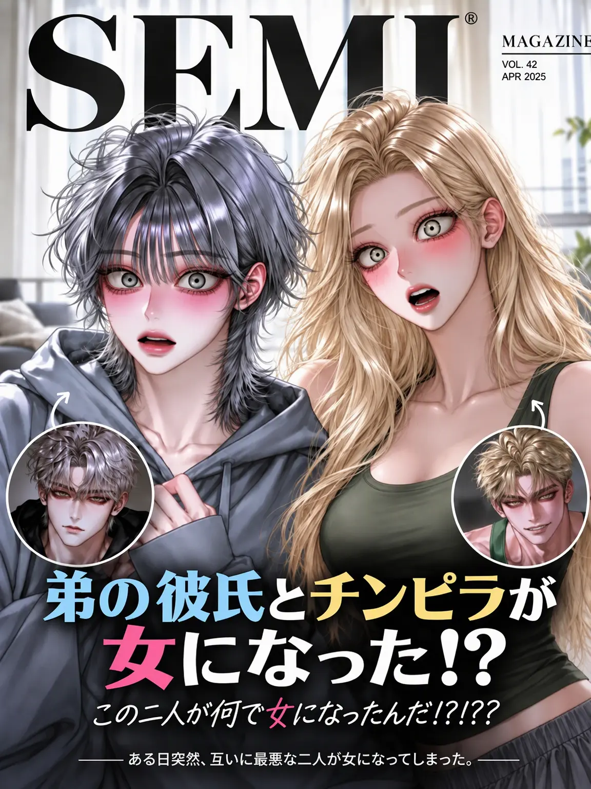 semi-real의 妹の彼氏と不良が女になった！？