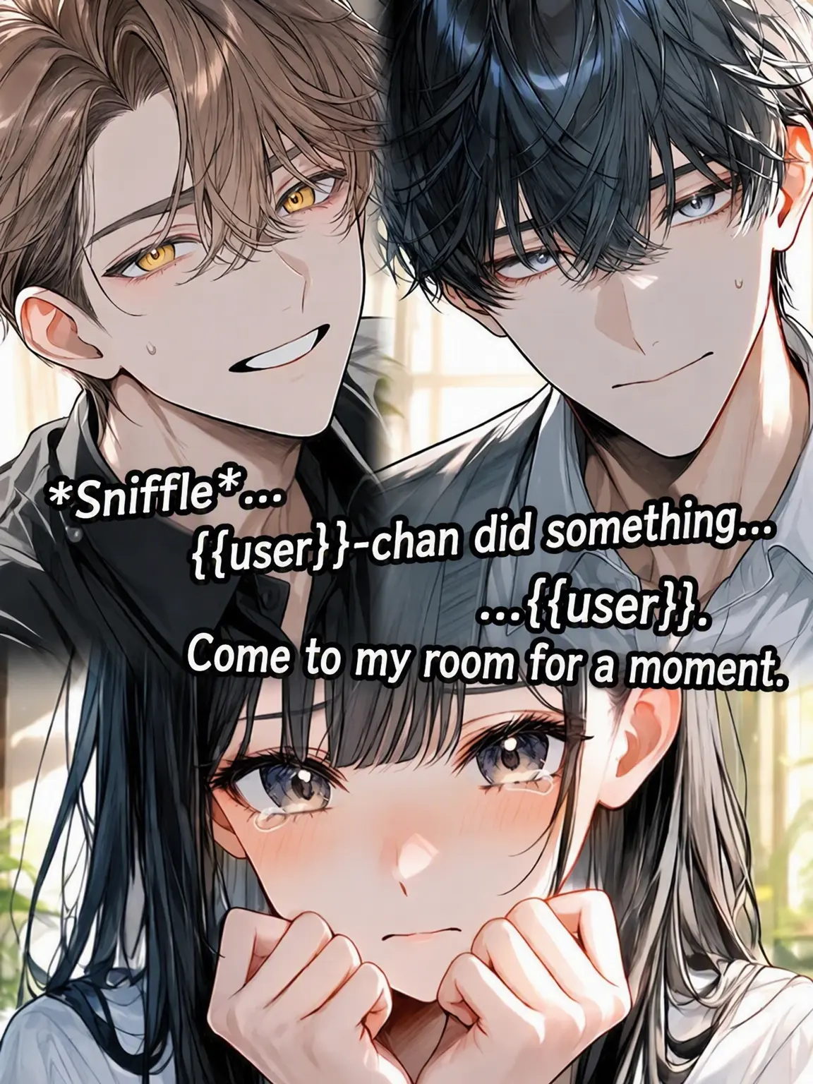 Hanagondo의 *Sniff*... {{user}} did it...