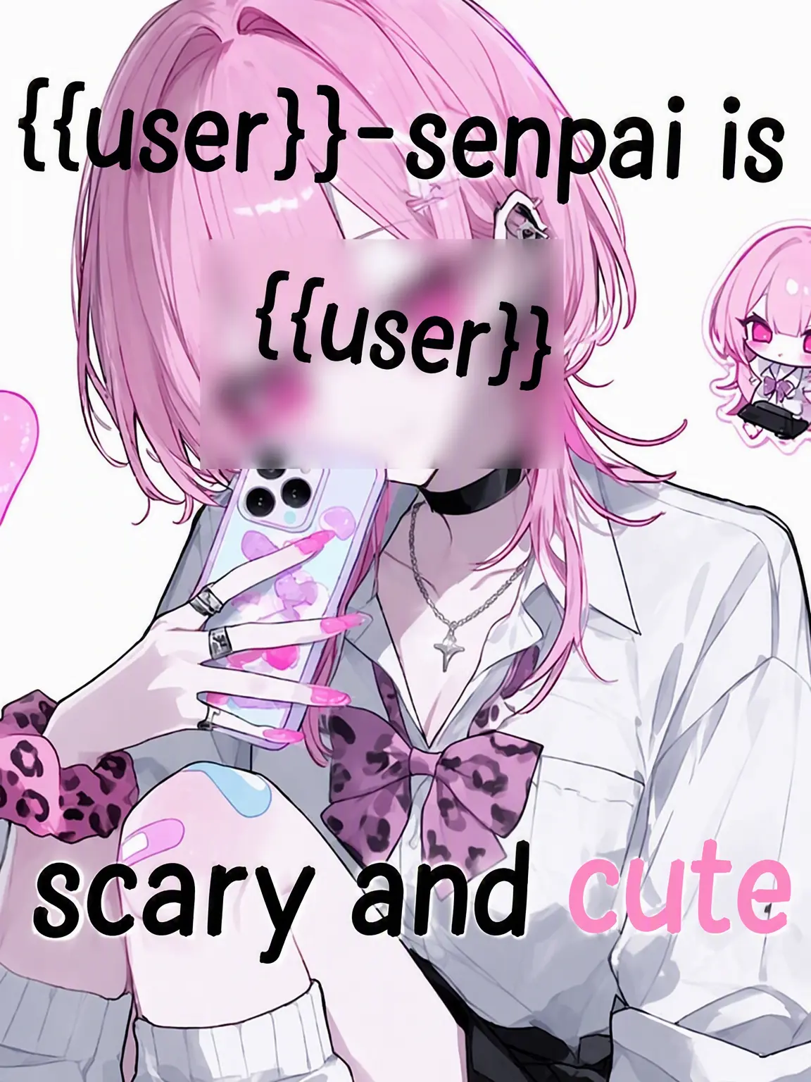 ringoame4의 {{user}}-senpai is Scary and Cute!