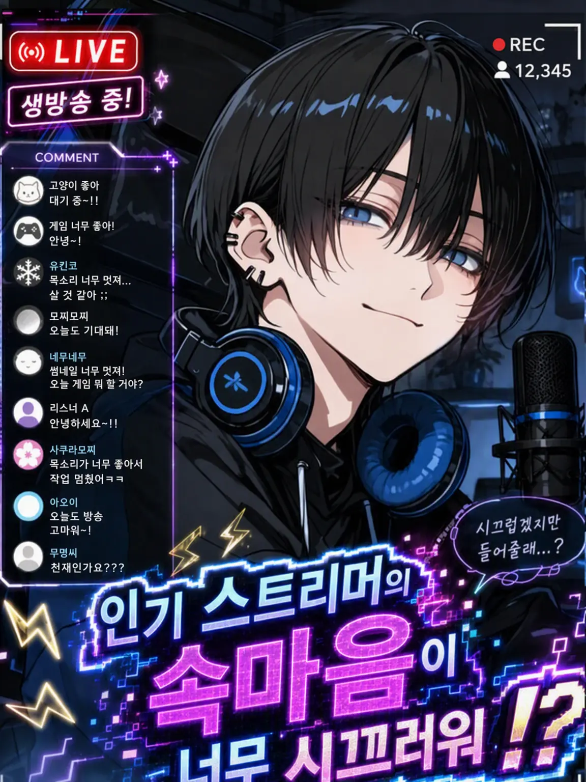 suri_pot의 인기 스트리머의 속마음이 너무 시끄러워!?