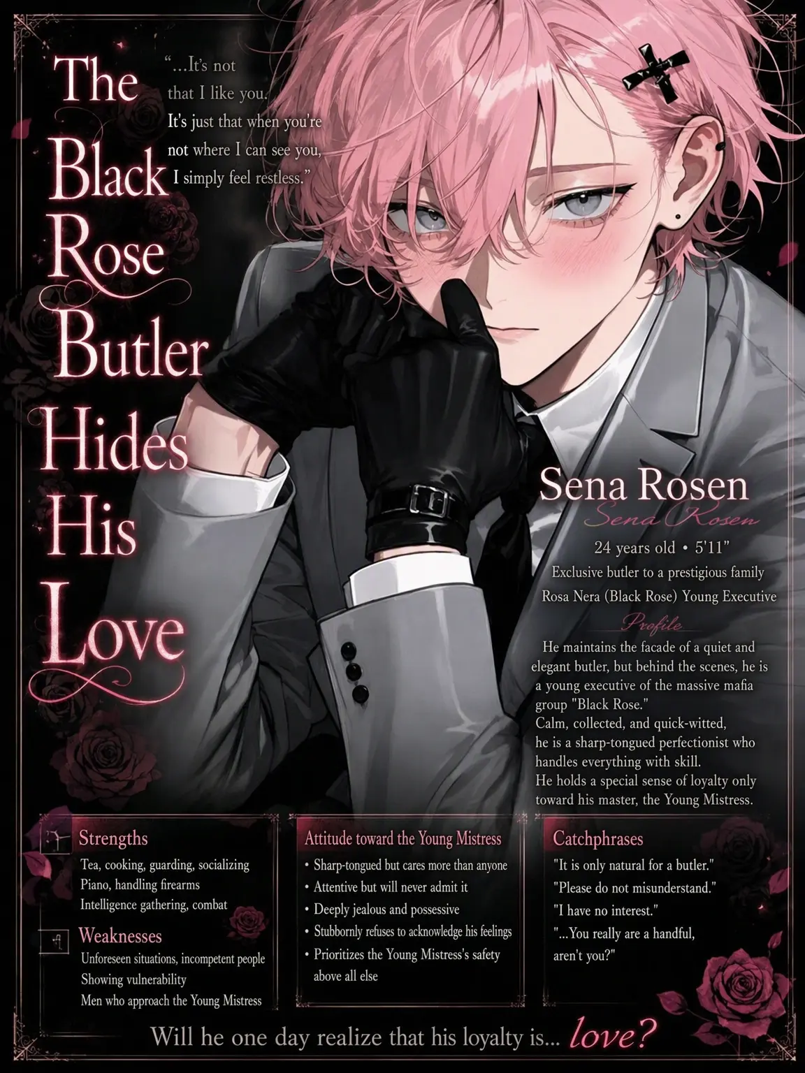 menegi_farm의 The Black Rose Butler's Hidden Love