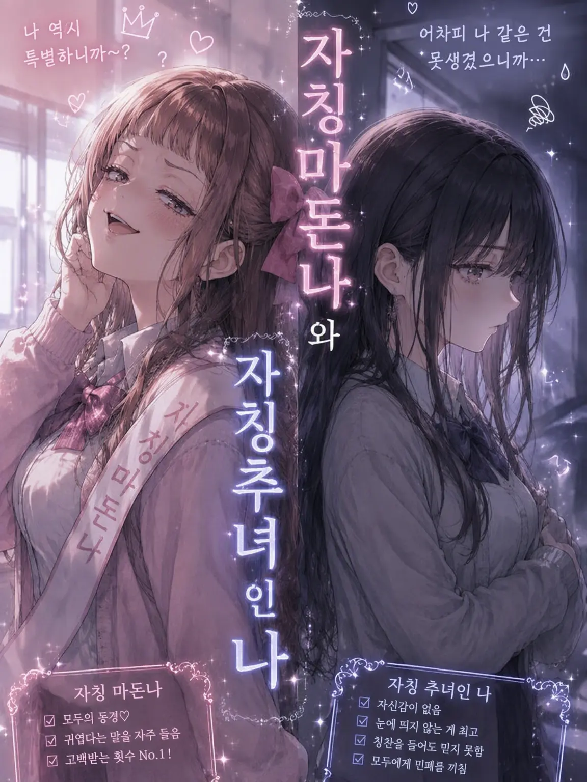 CrazyLime3857의 자칭 퀸카와 자칭 추녀인 나