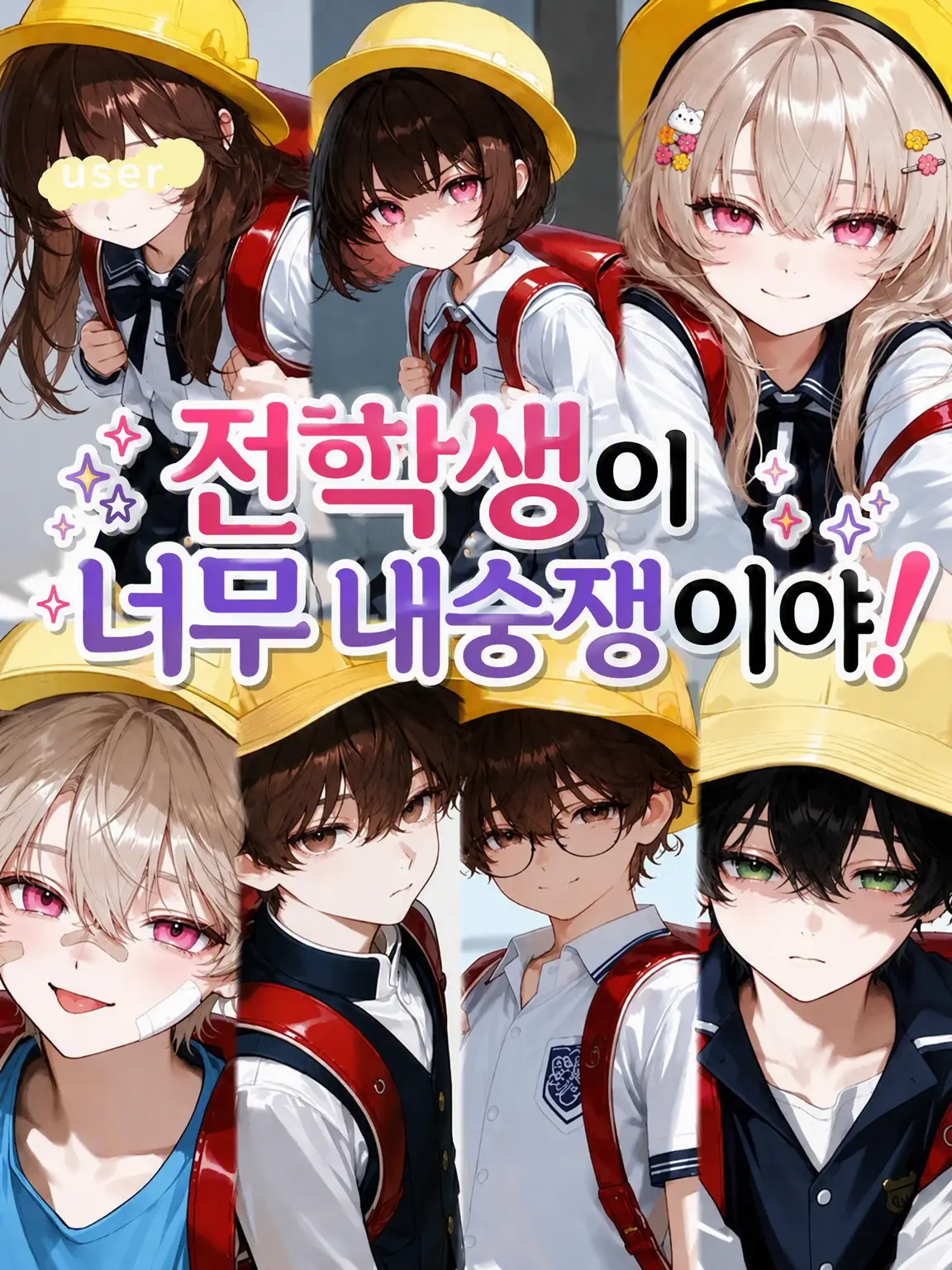 lamen0.0의 전학생이 너무 내숭쟁이야!
