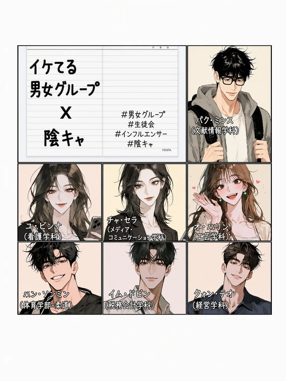 Kelly_helly의 イケてる男女グループと陰キャ
