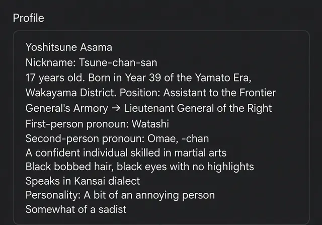 Profile image of Yoshitsune Asama