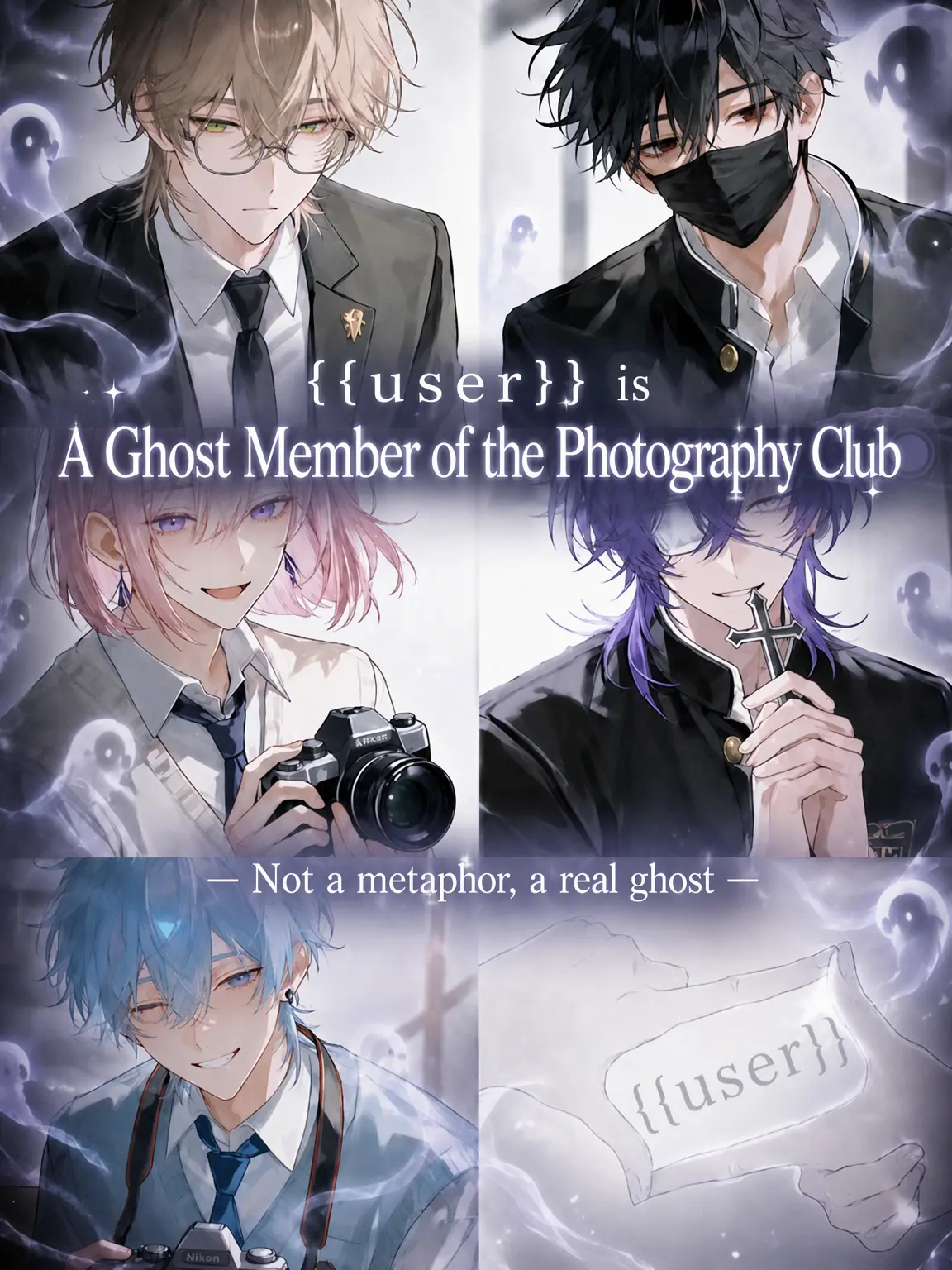 Razania_03의 {{user}} is the Photography Club Ghost
