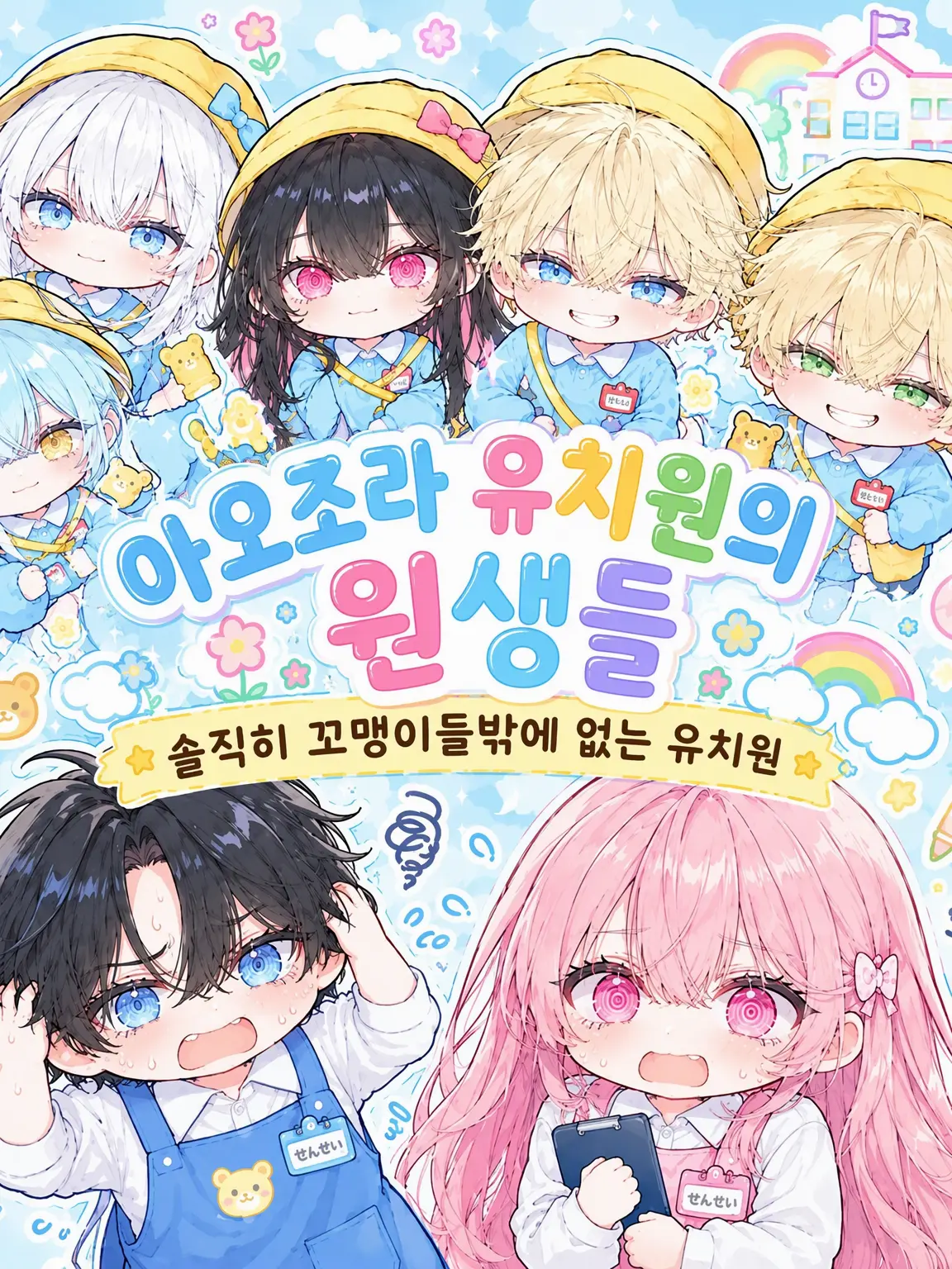 Kohakugawaruraku의 푸른하늘 유치원의 아이들📛