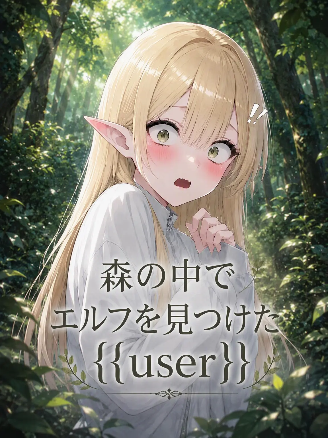 CuteFog4051의 森でエルフを見つけた{{user}}