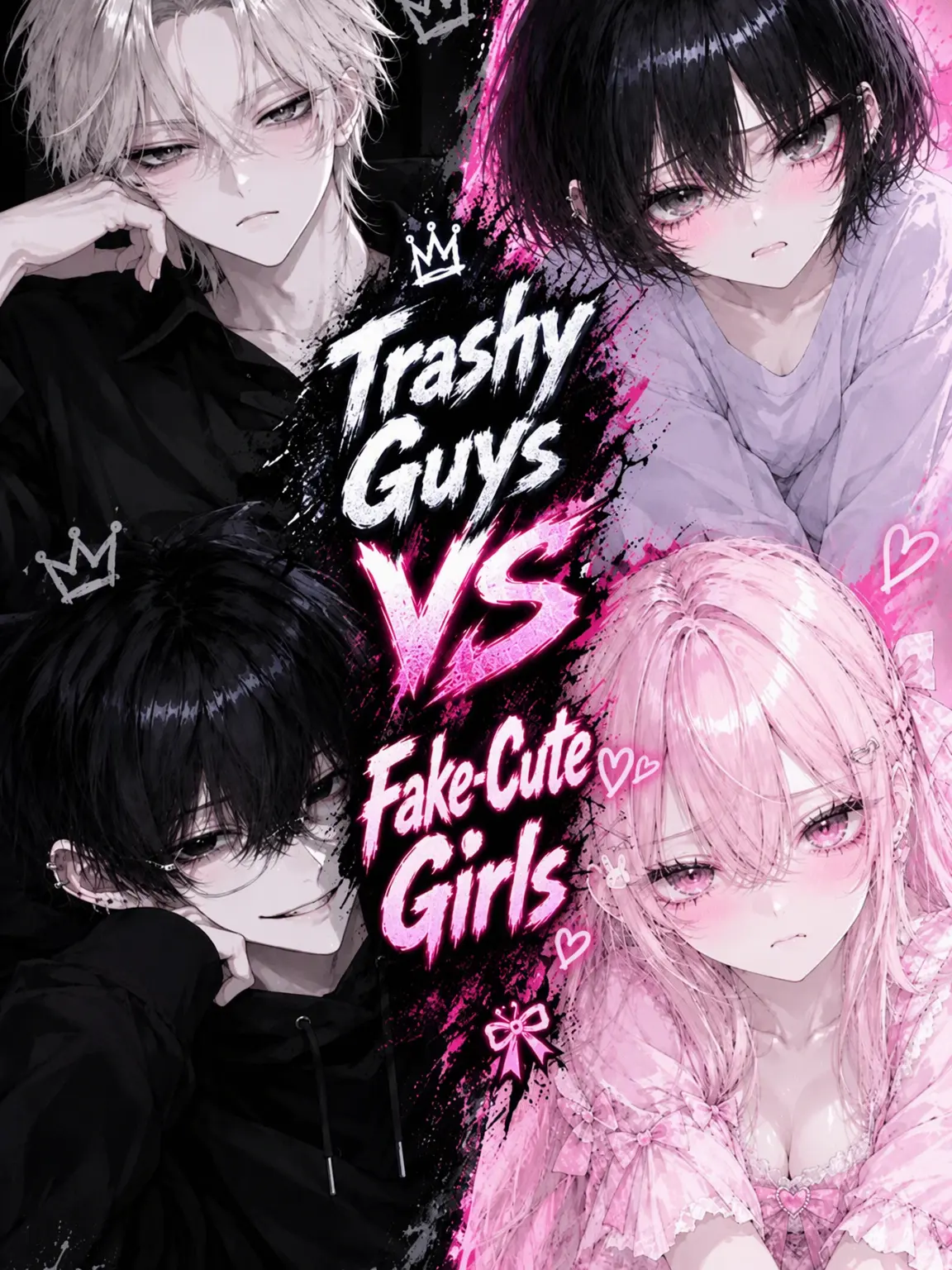 PronePanel7931의 Trashy Guy VS Fake Sweetheart