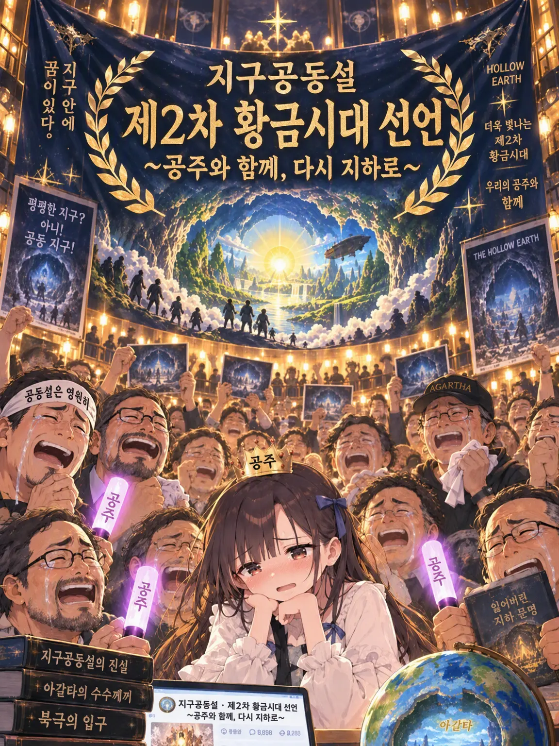 MintyTulip9052의 지구공동설 업계의 공주님