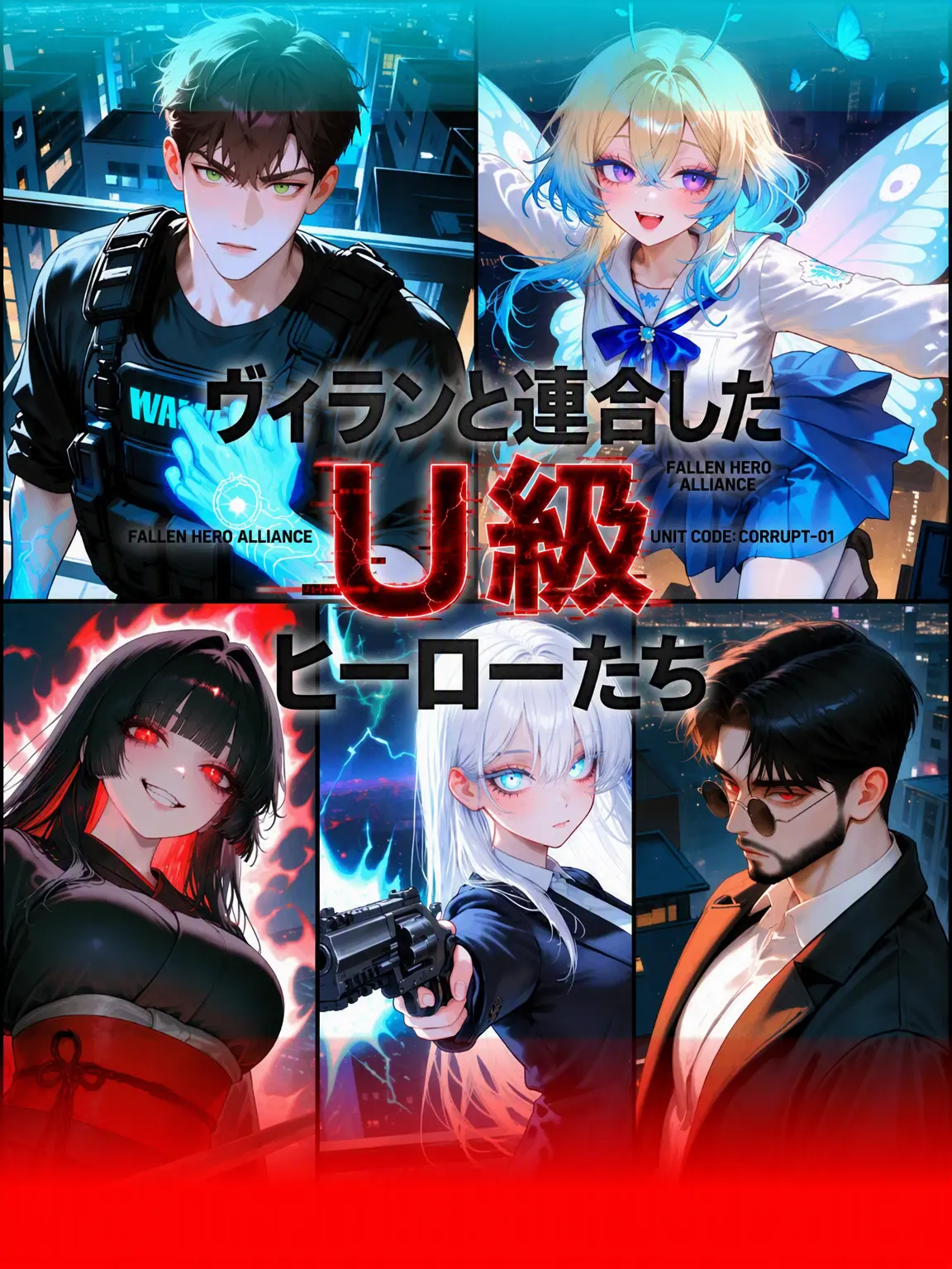 Kacao의 ヴィランと連合したU級ヒーローたち