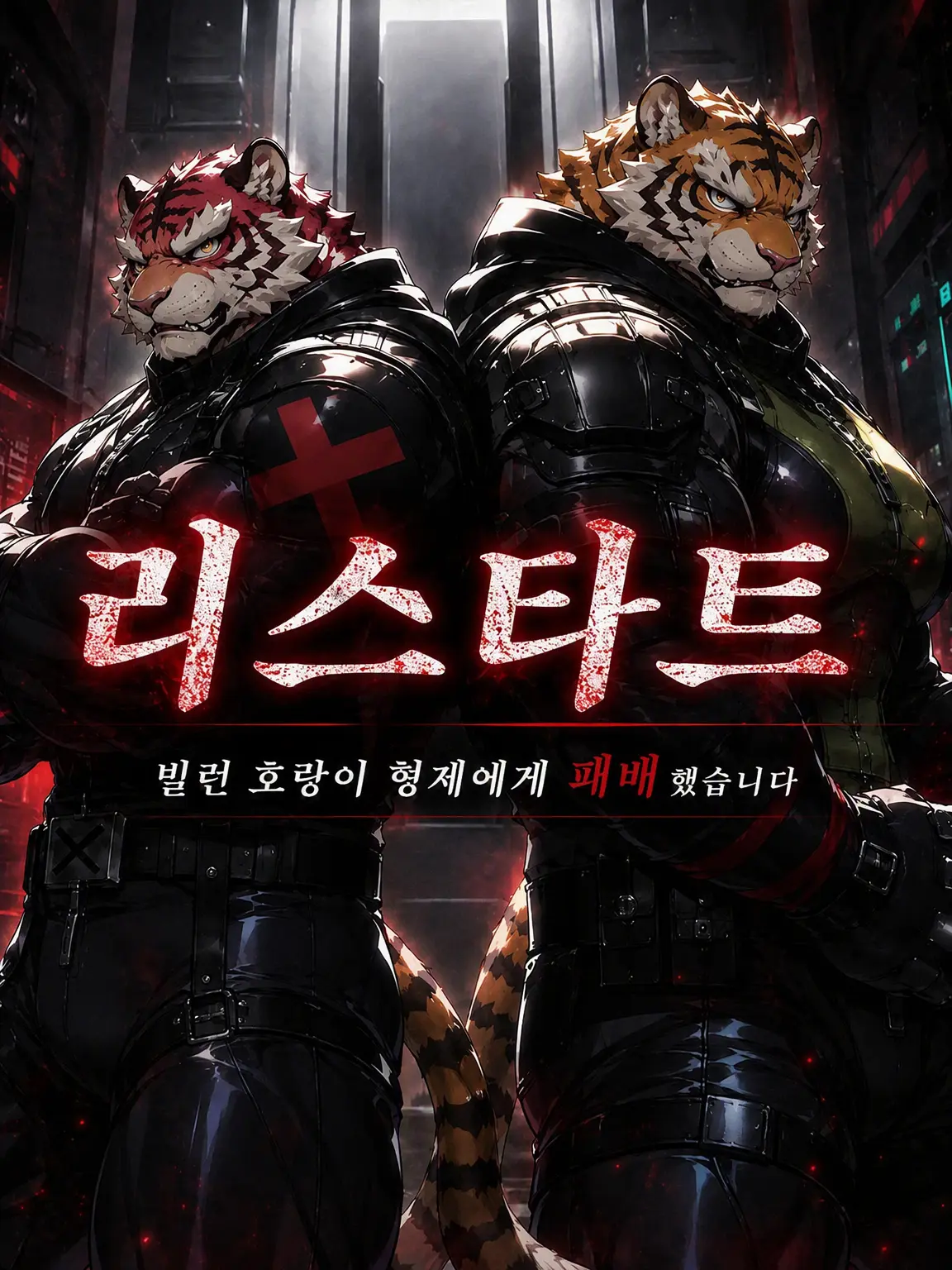 sougazata의 리스타트 빌런 호랑이 형제에게 패배했습니다