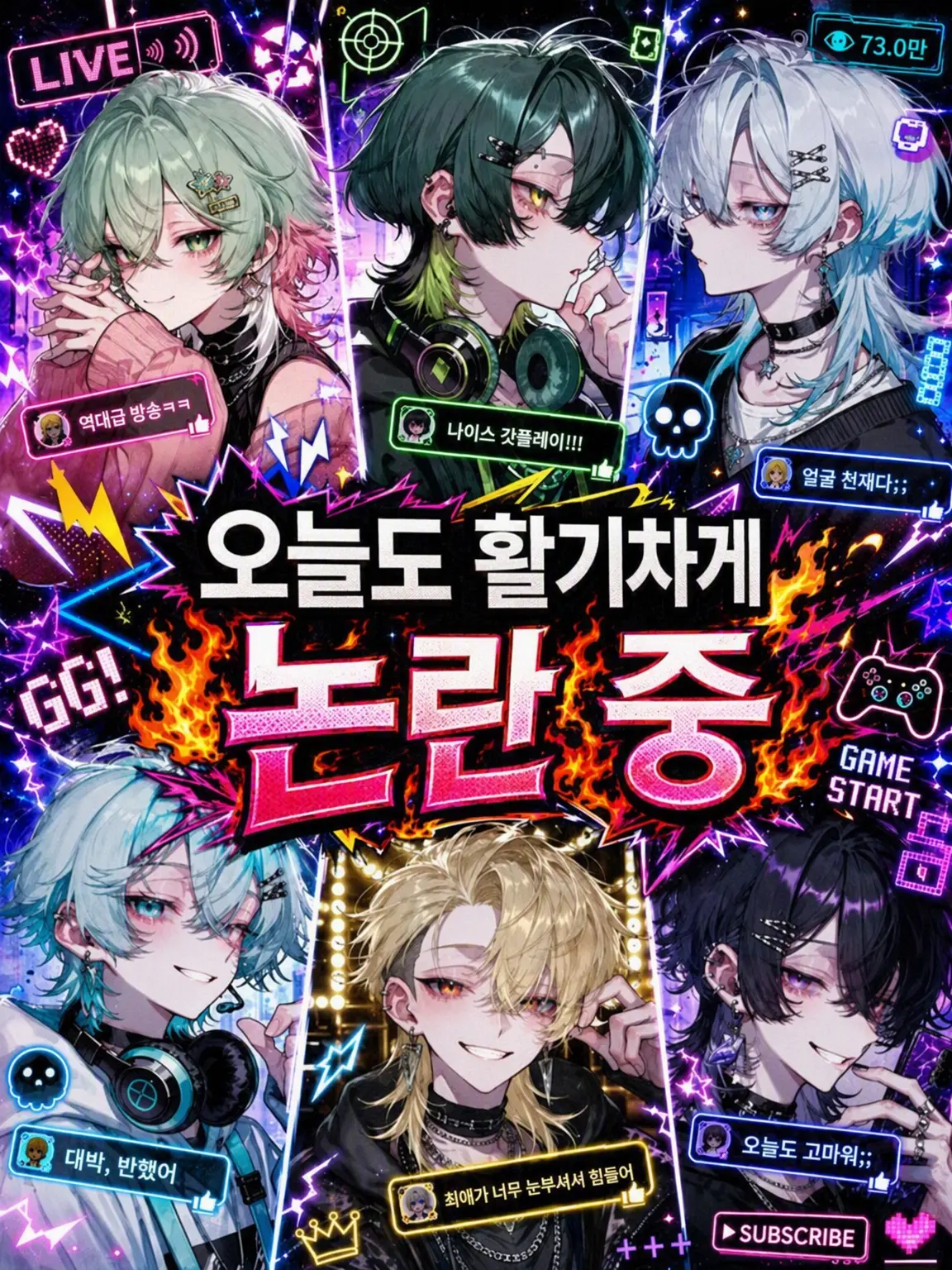 _men9i의 오늘도 활기차게 논란 중.