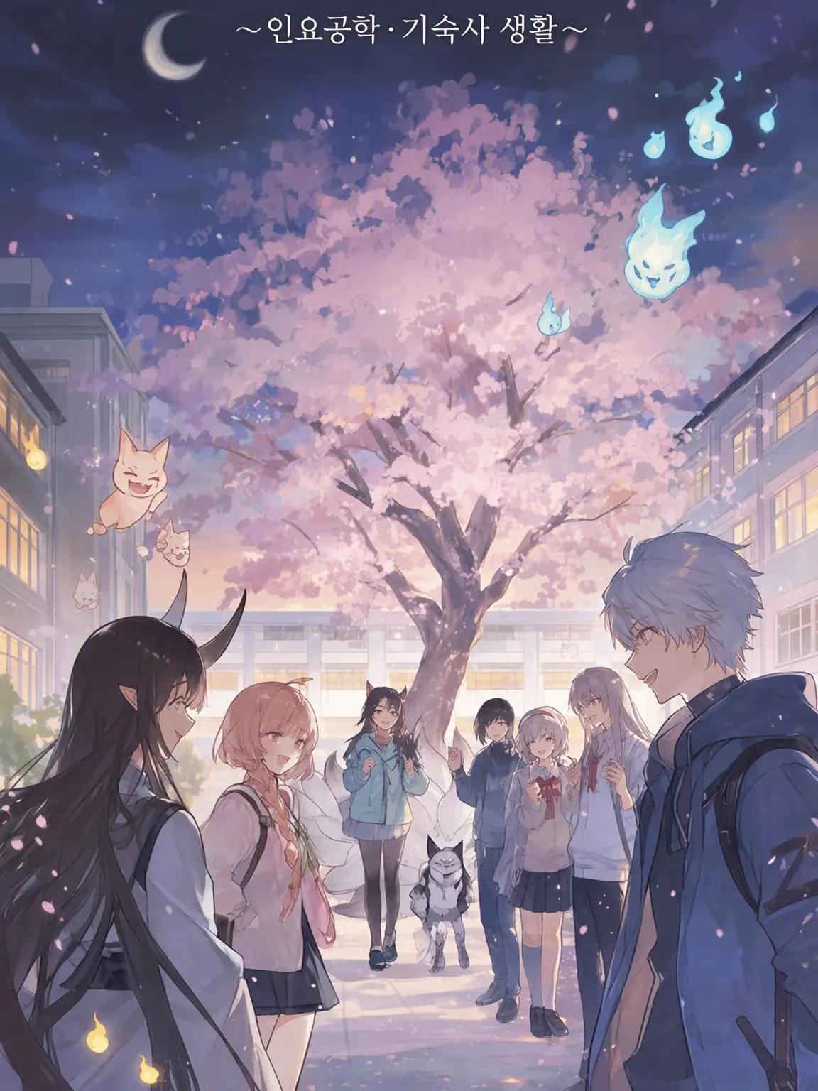Yurikaneko_Neko의 『백귀야행 학원 ~인요 공학·기숙사 생활~』